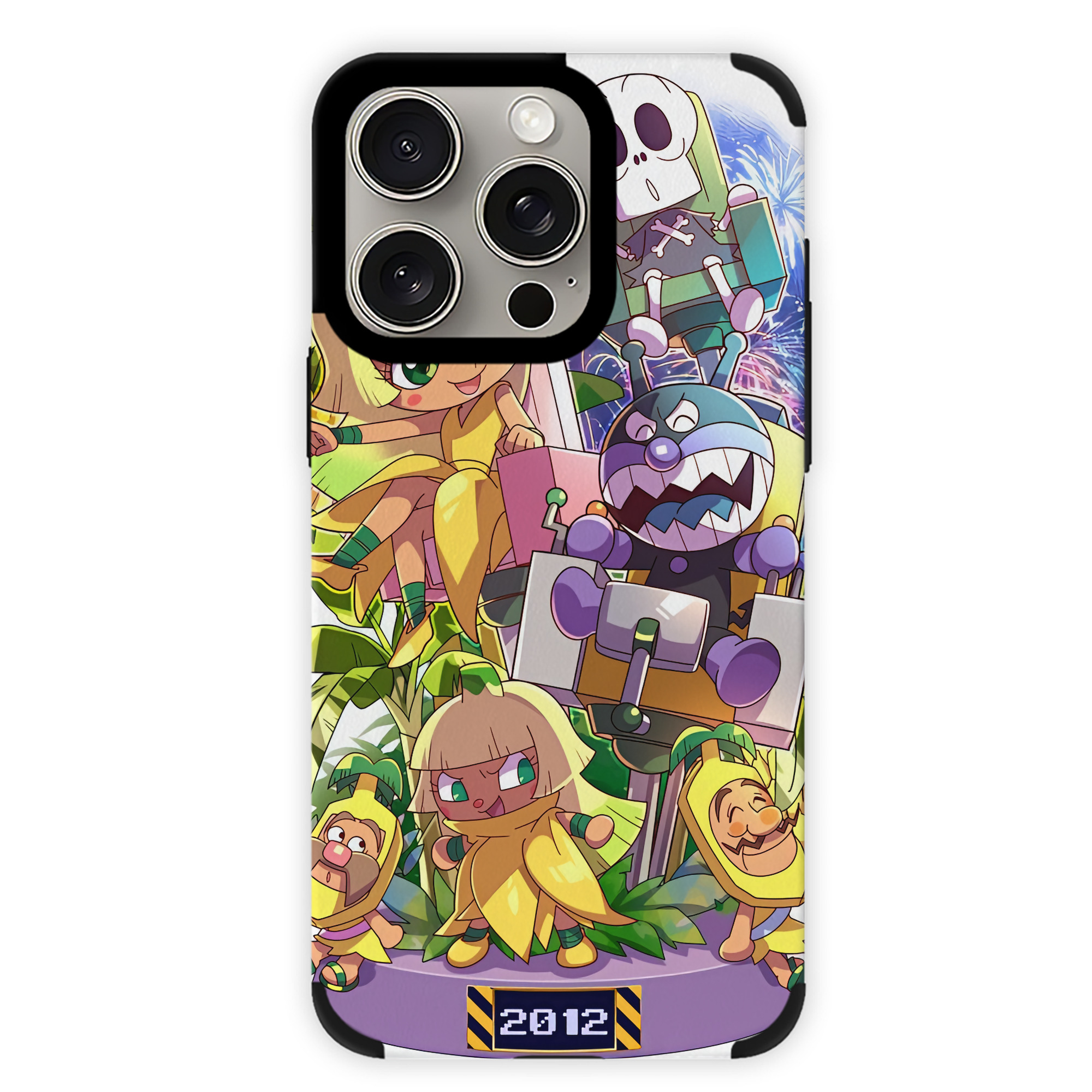 （画像用） アンパンマン Anpanman 【iPhone15ProMax対応】 PUレザー スマホケース 耐衝撃＆黄変防止