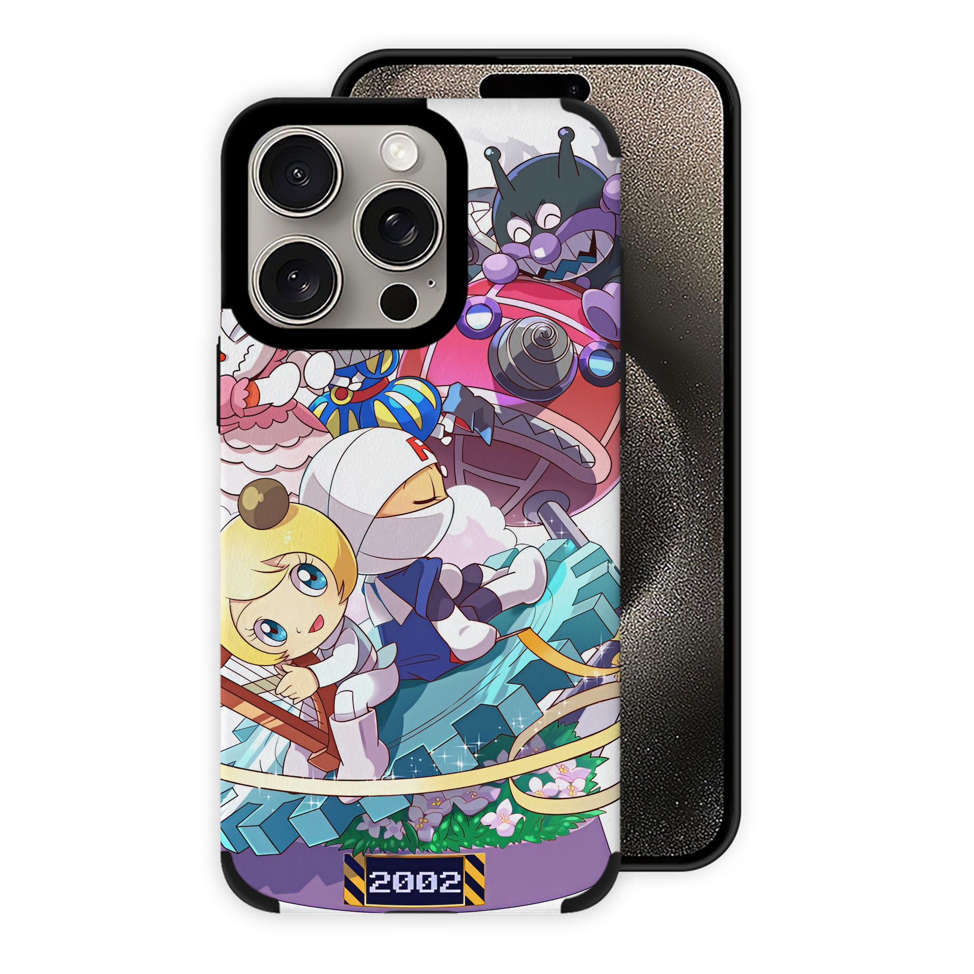 （画像用） アンパンマン Anpanman 【iPhone15ProMax対応】 PUレザー スマホケース 耐衝撃＆黄変防止