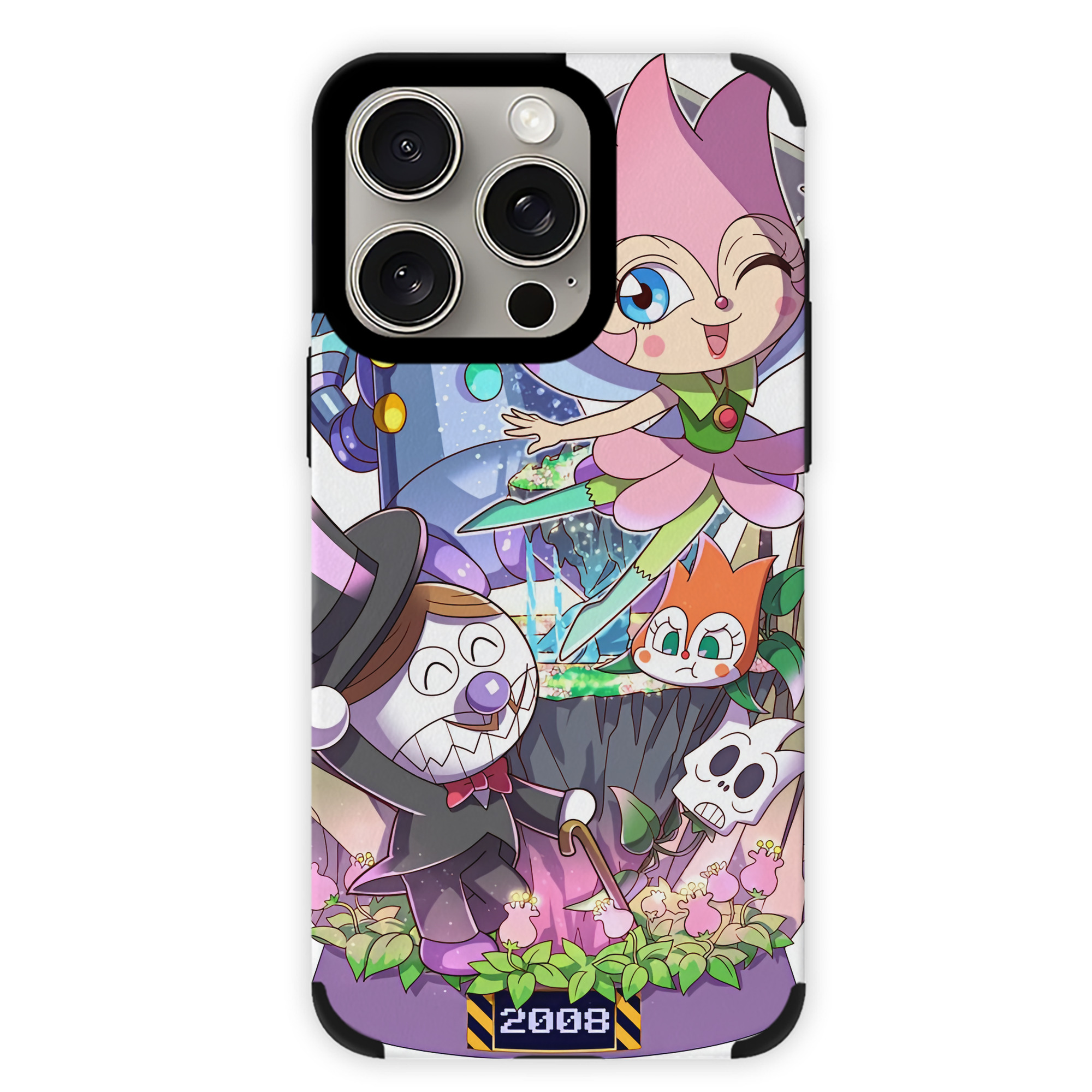 （画像用） アンパンマン Anpanman 【iPhone15ProMax対応】 PUレザー スマホケース 耐衝撃＆黄変防止