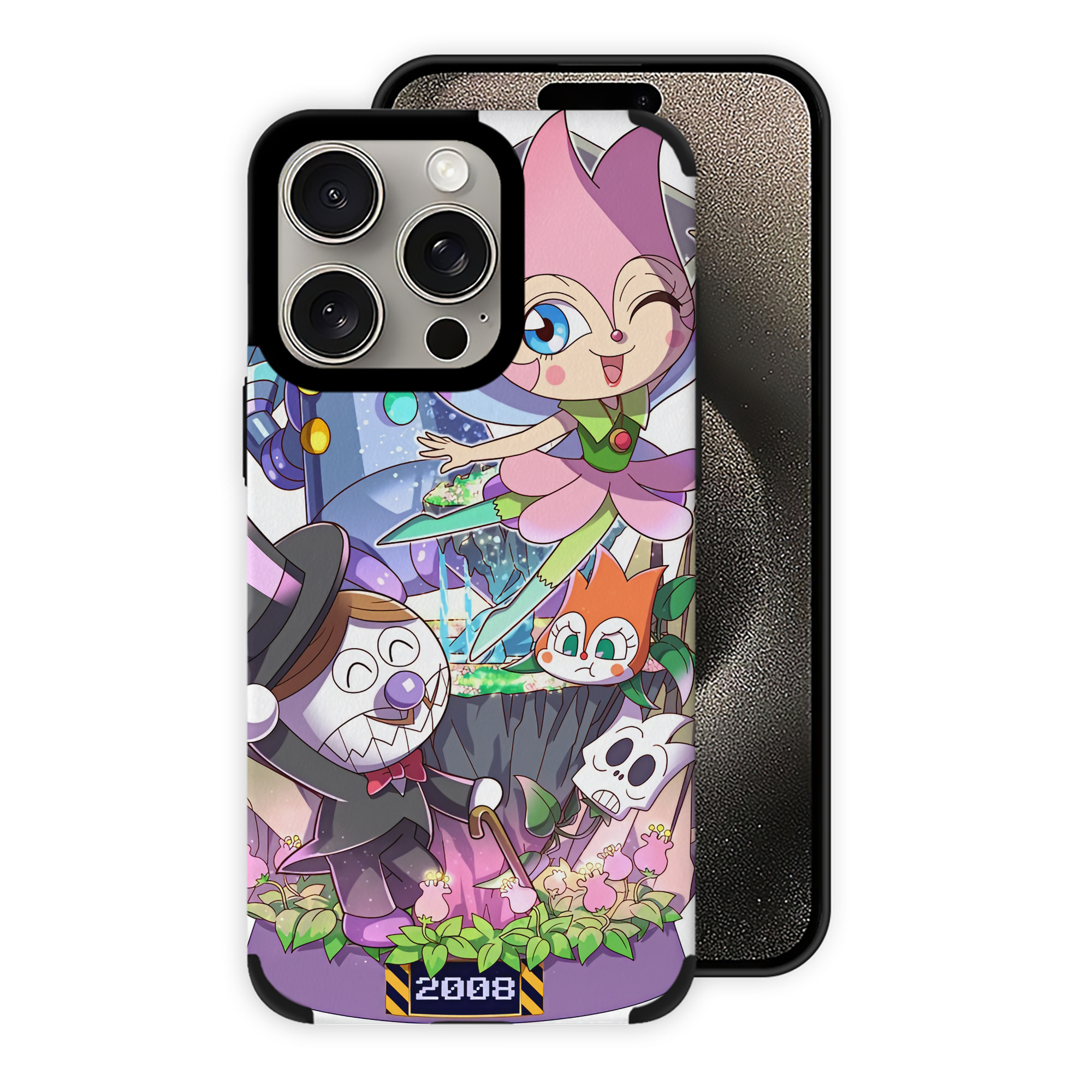 （画像用） アンパンマン Anpanman 【iPhone15ProMax対応】 PUレザー スマホケース 耐衝撃＆黄変防止