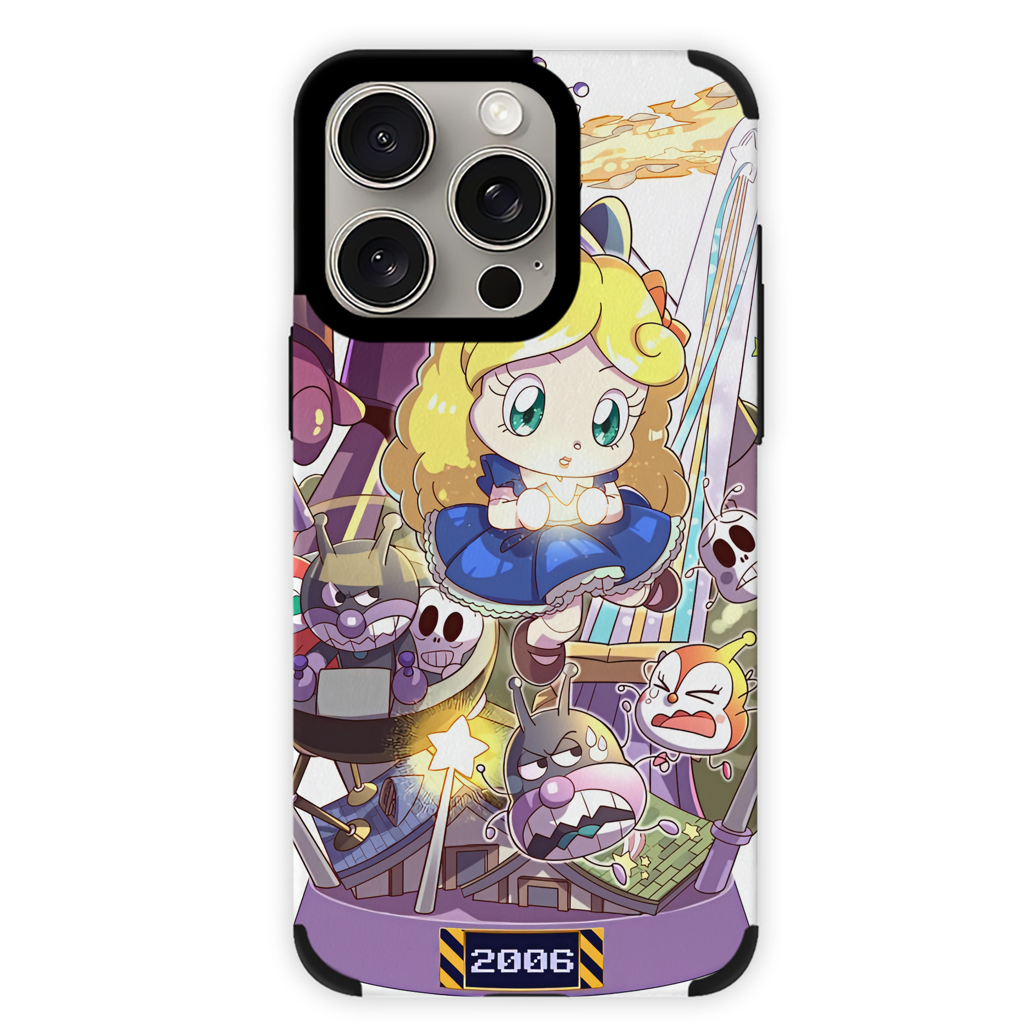 （画像用） アンパンマン Anpanman 【iPhone15ProMax対応】 PUレザー スマホケース 耐衝撃＆黄変防止