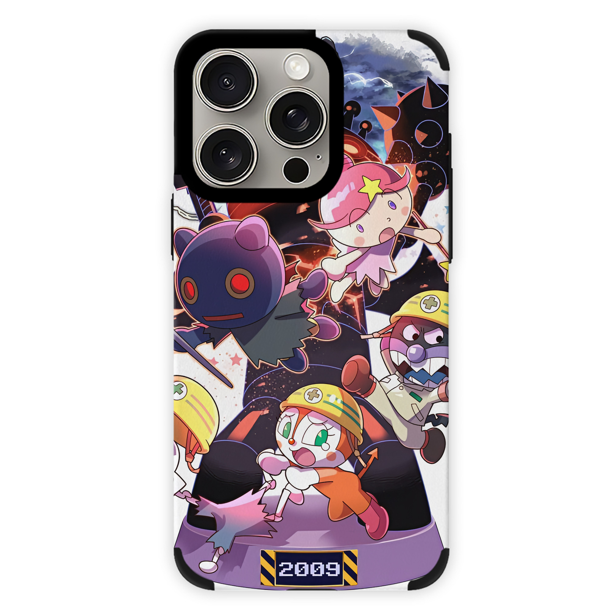 （画像用） アンパンマン Anpanman 【iPhone15ProMax対応】 PUレザー スマホケース 耐衝撃＆黄変防止