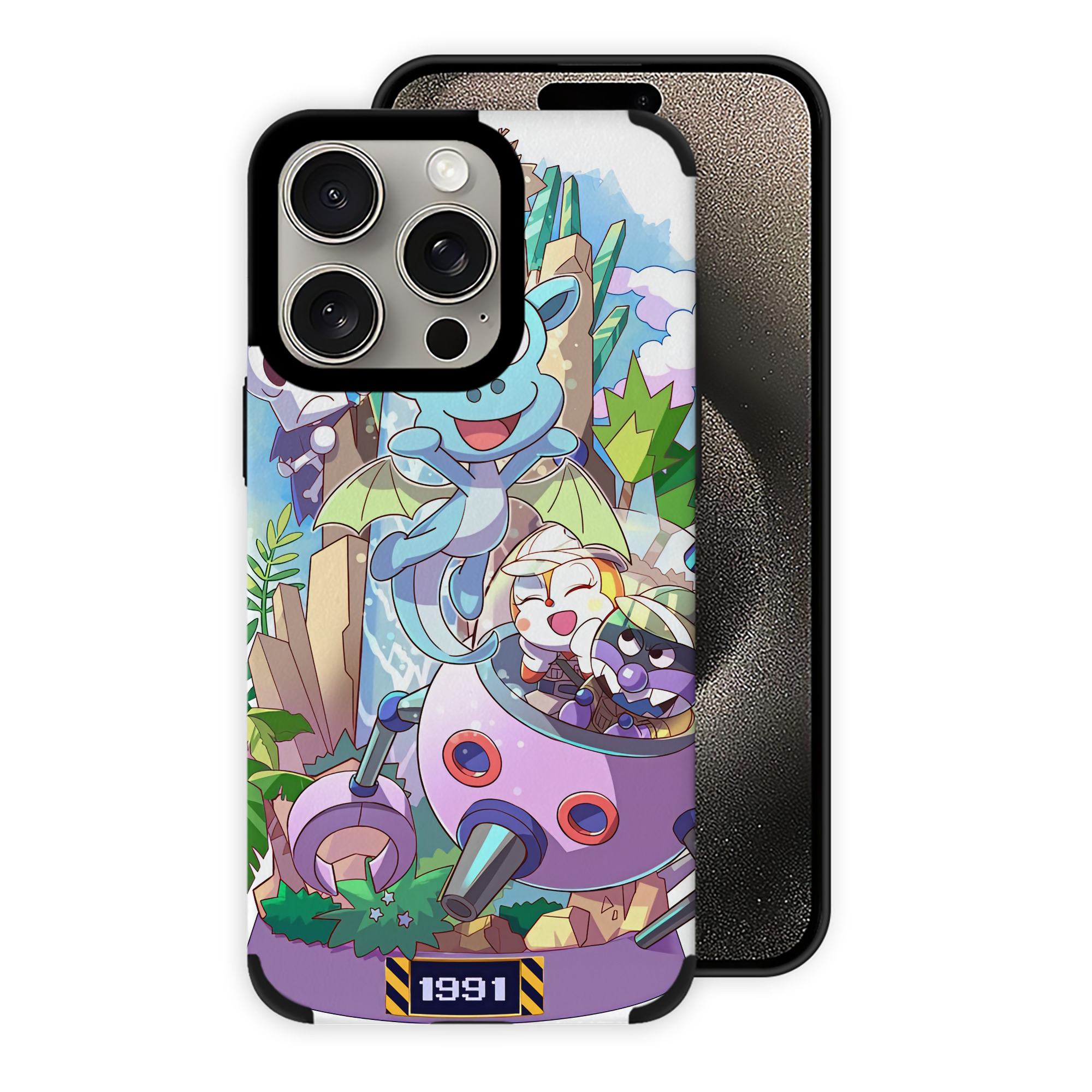 （画像用） アンパンマン Anpanman 【iPhone15ProMax対応】 PUレザー スマホケース 耐衝撃＆黄変防止