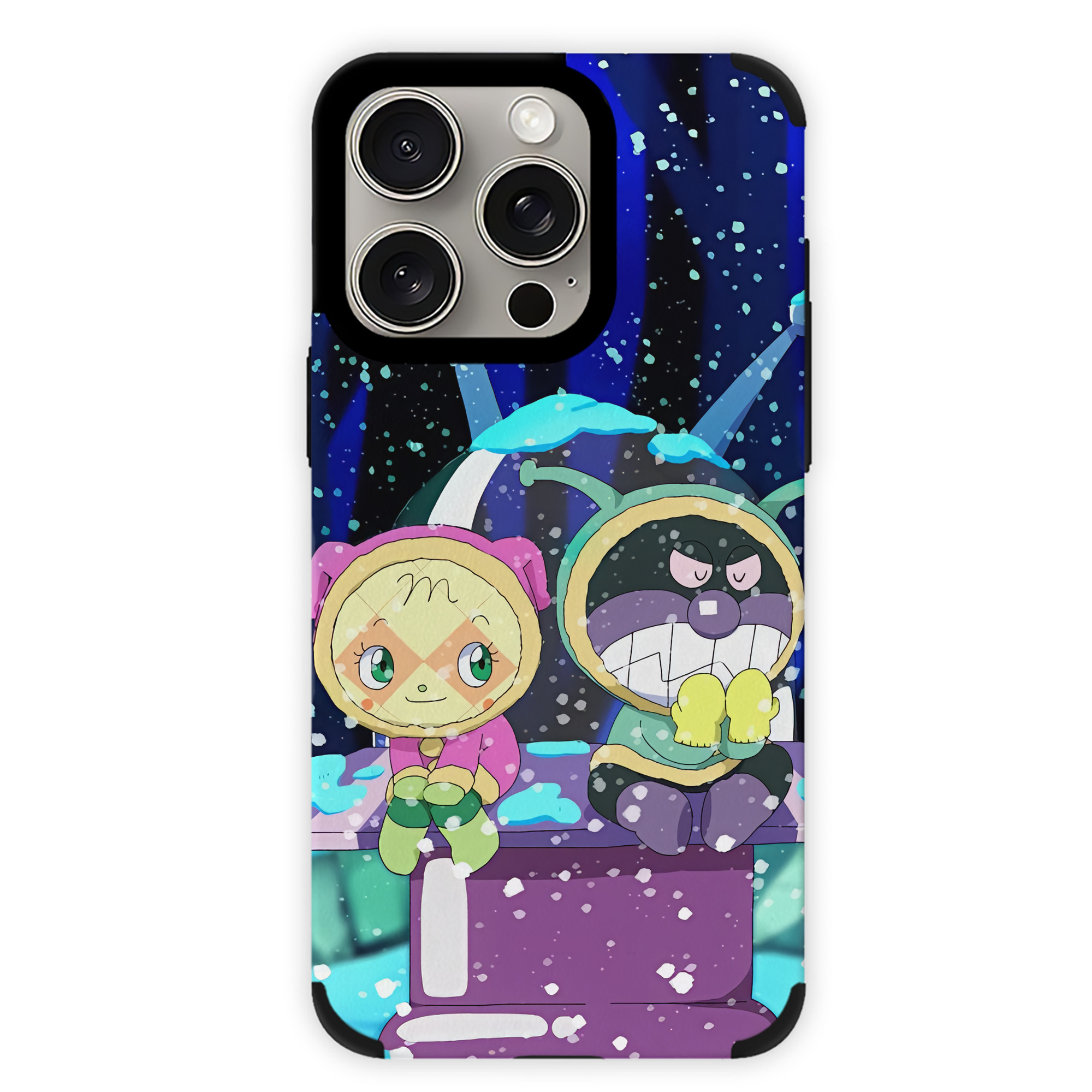 （画像用） アンパンマン Anpanman 【iPhone15ProMax対応】 PUレザー スマホケース 耐衝撃＆黄変防止