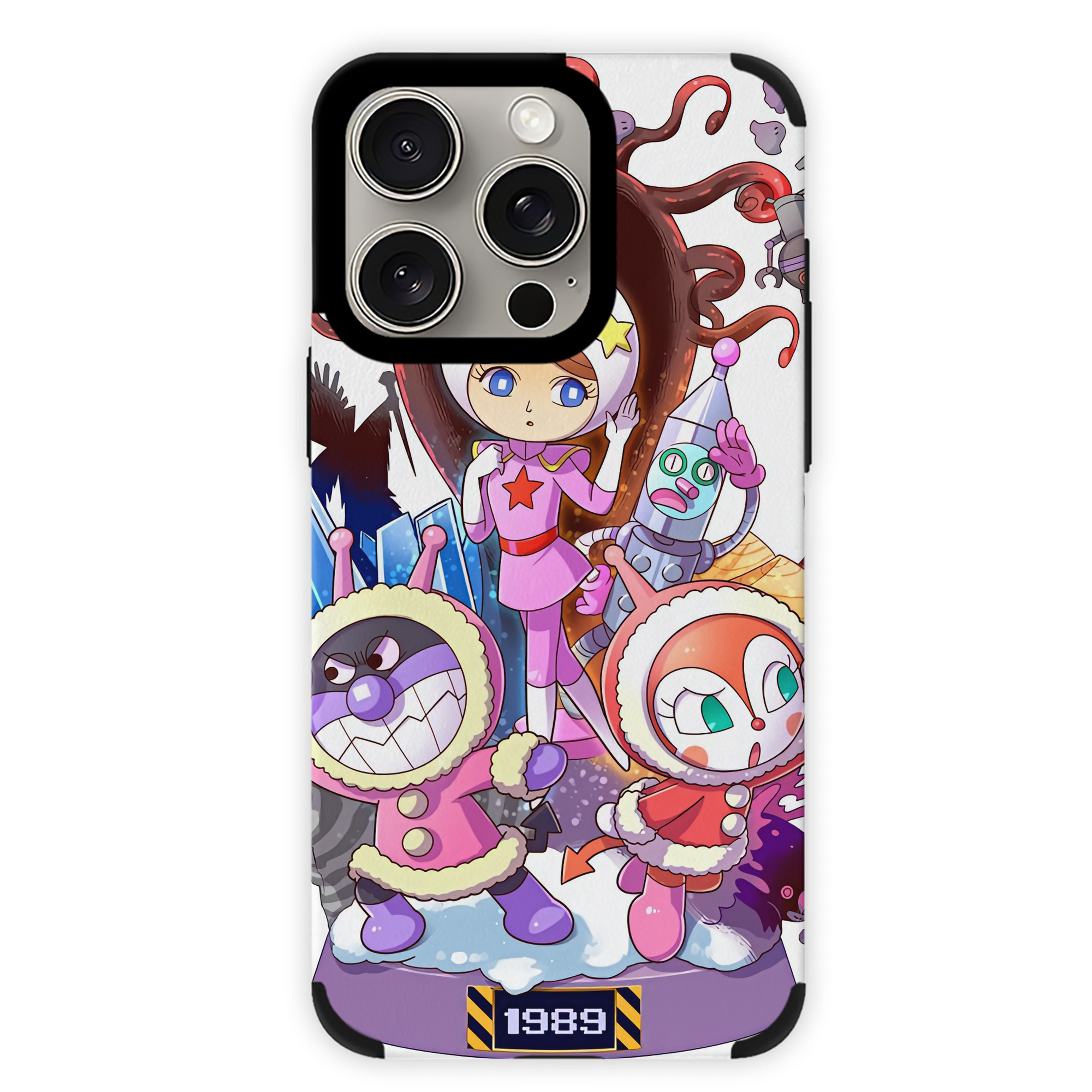 （画像用） アンパンマン Anpanman 【iPhone15ProMax対応】 PUレザー スマホケース 耐衝撃＆黄変防止
