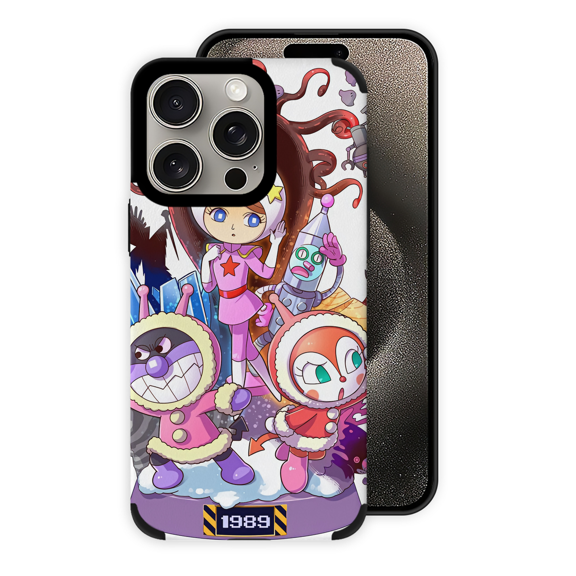 （画像用） アンパンマン Anpanman 【iPhone15ProMax対応】 PUレザー スマホケース 耐衝撃＆黄変防止