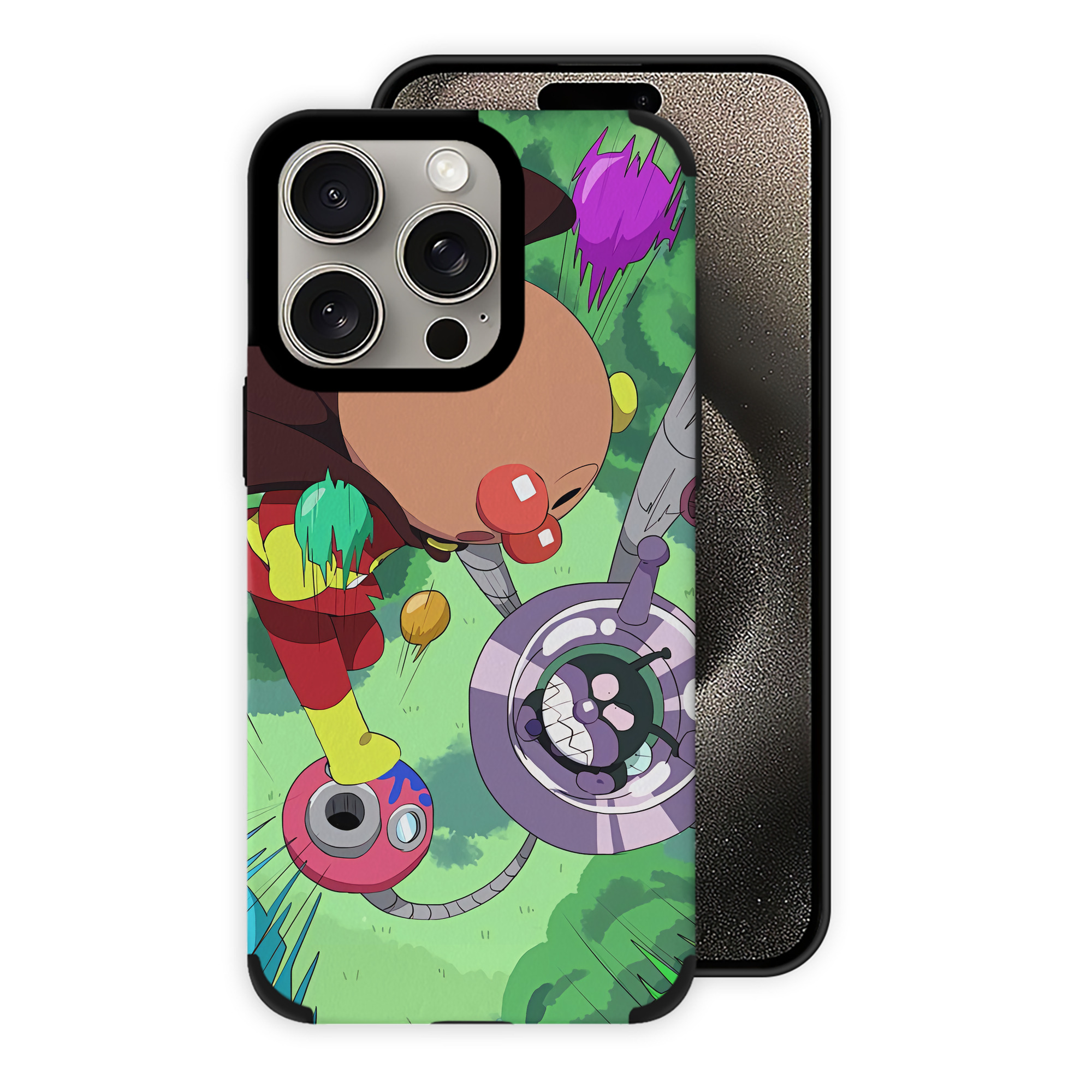 （画像用） アンパンマン Anpanman 【iPhone15ProMax対応】 PUレザー スマホケース 耐衝撃＆黄変防止