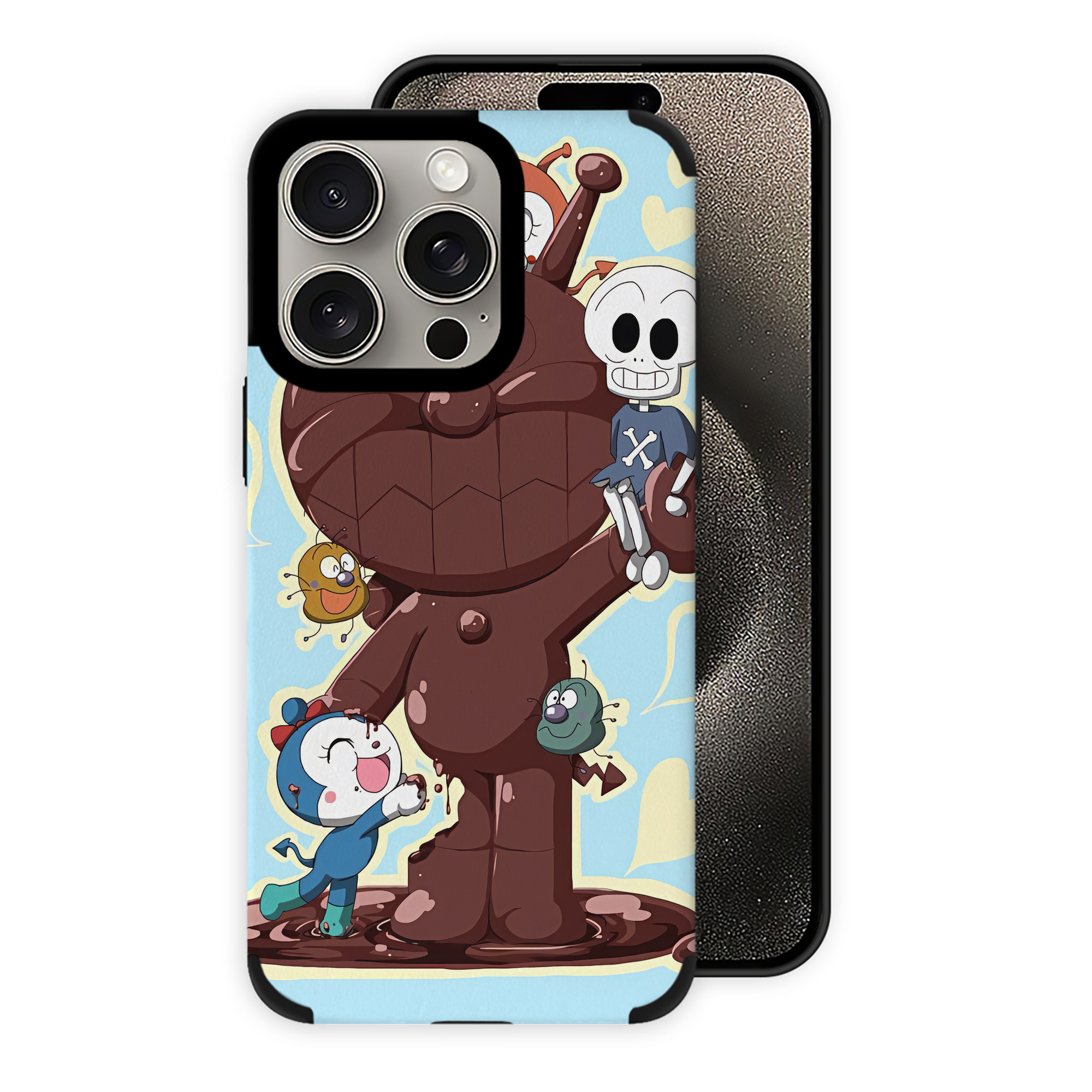 （画像用） アンパンマン Anpanman 【iPhone15ProMax対応】 PUレザー スマホケース 耐衝撃＆黄変防止