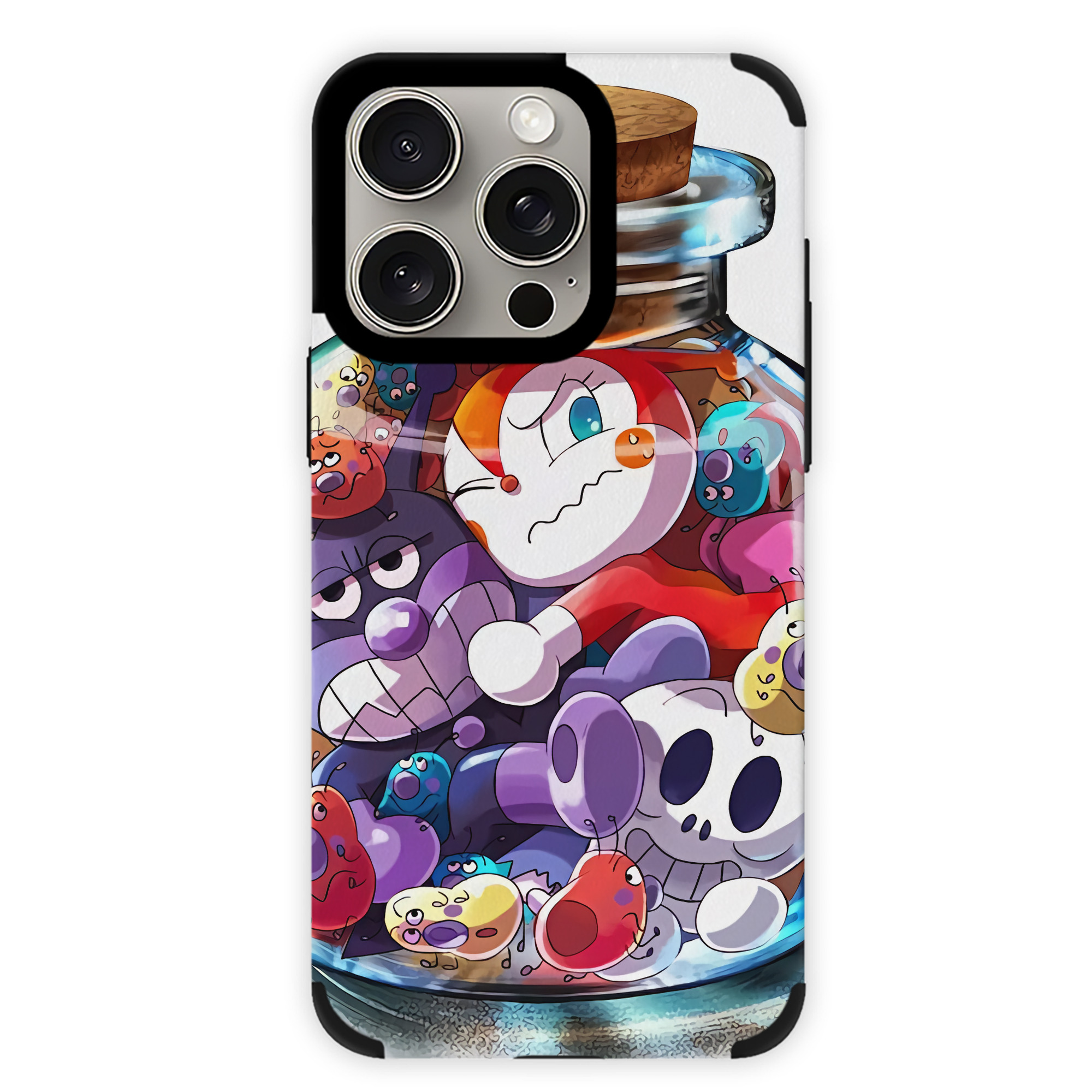 （画像用） アンパンマン Anpanman 【iPhone15ProMax対応】 PUレザー スマホケース 耐衝撃＆黄変防止