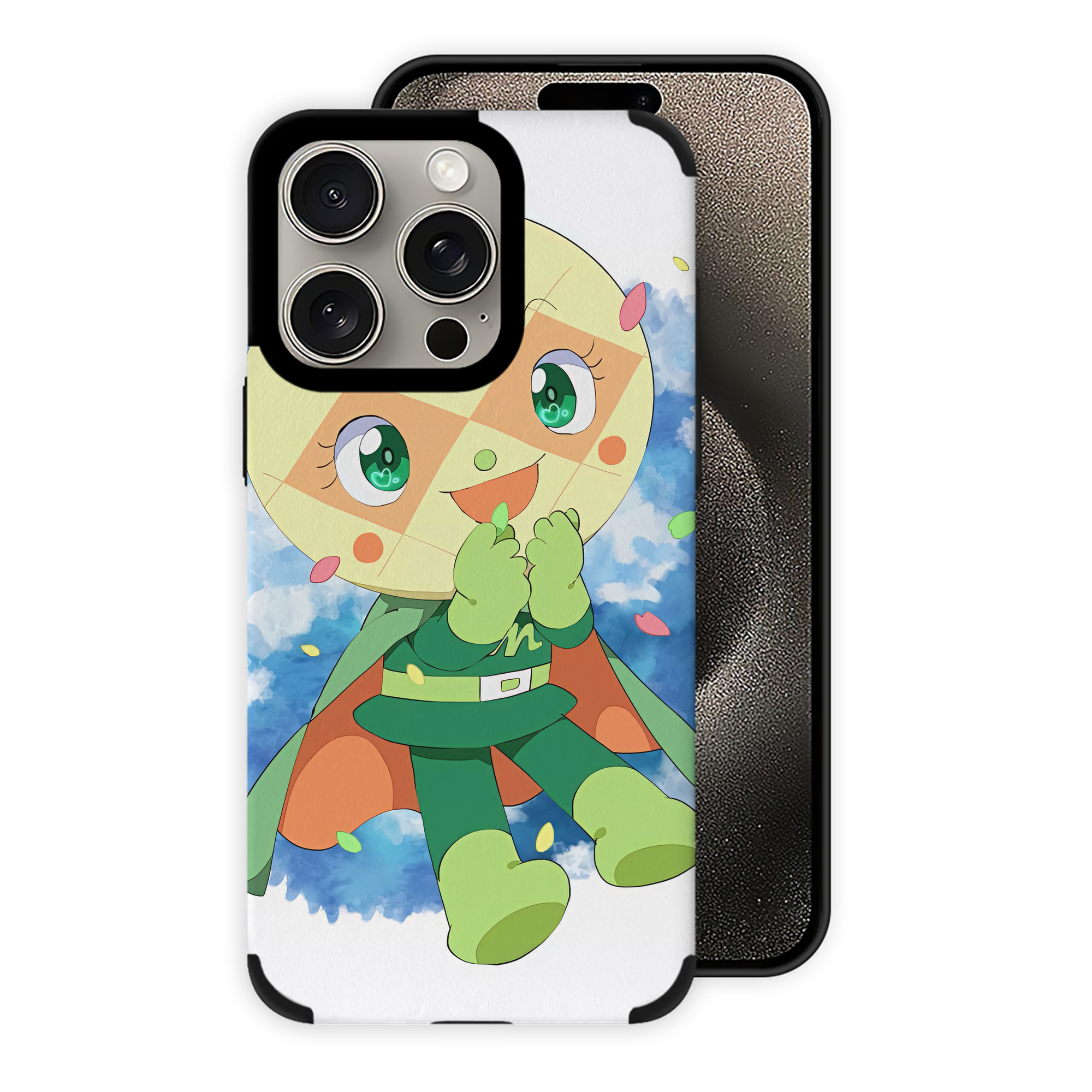 （画像用） アンパンマン Anpanman 【iPhone15ProMax対応】 PUレザー スマホケース 耐衝撃＆黄変防止