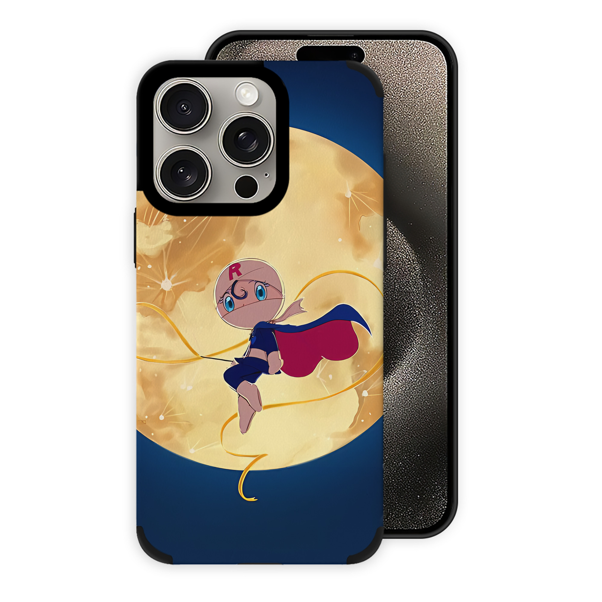 （画像用） アンパンマン Anpanman 【iPhone15ProMax対応】 PUレザー スマホケース 耐衝撃＆黄変防止