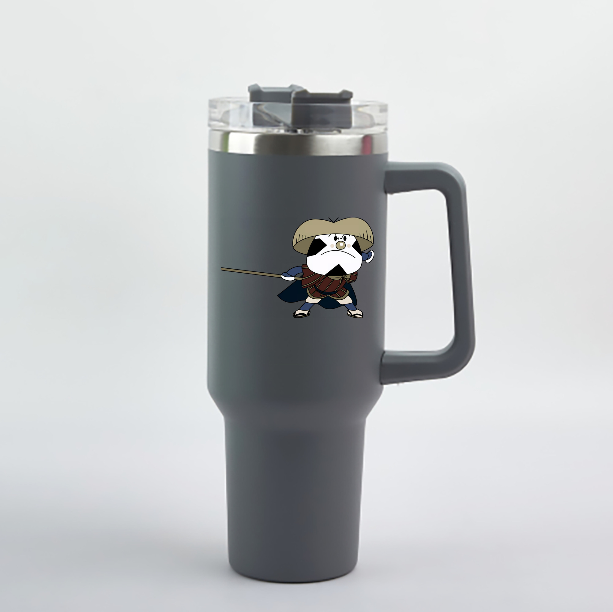 （画像用） アンパンマン Anpanman 1200mL車用タンブラー - クリスタルステッカー（プラスチックストロー付き）