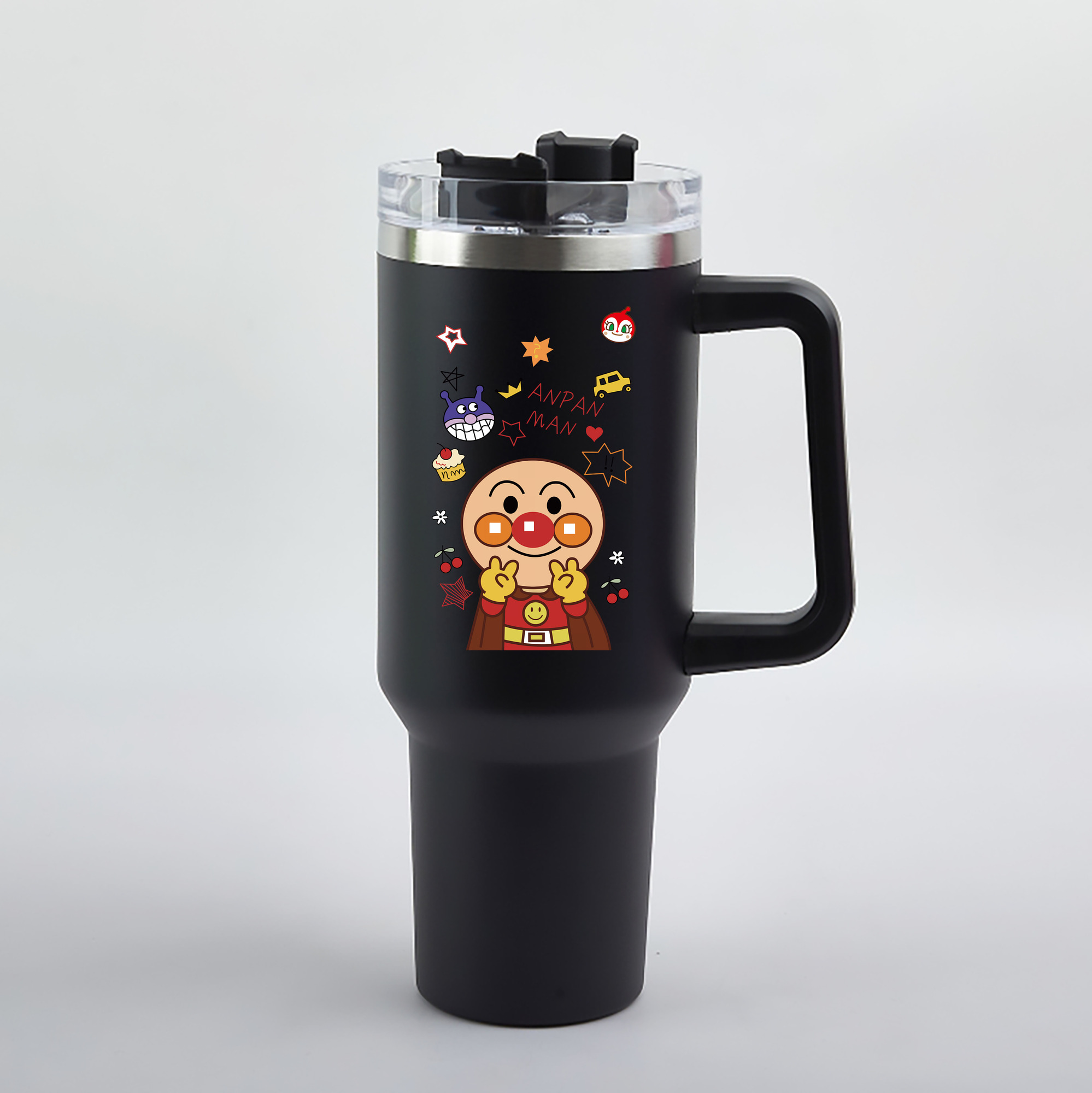 （画像用） アンパンマン Anpanman 1200mL車用タンブラー（カラープリント）