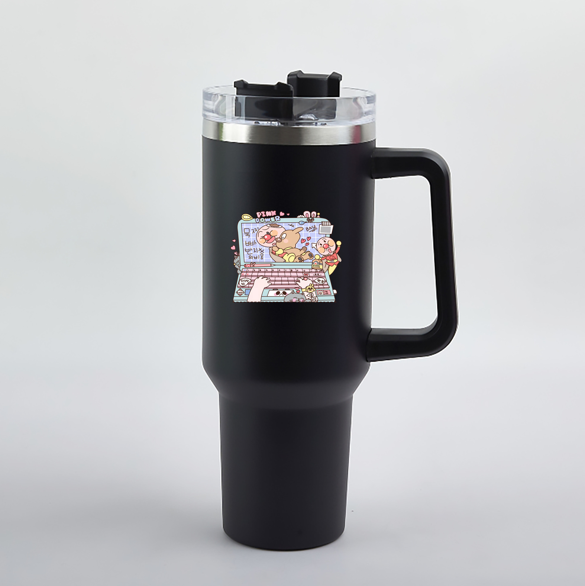 （画像用） アンパンマン Anpanman 1200mL車用タンブラー（カラープリント）