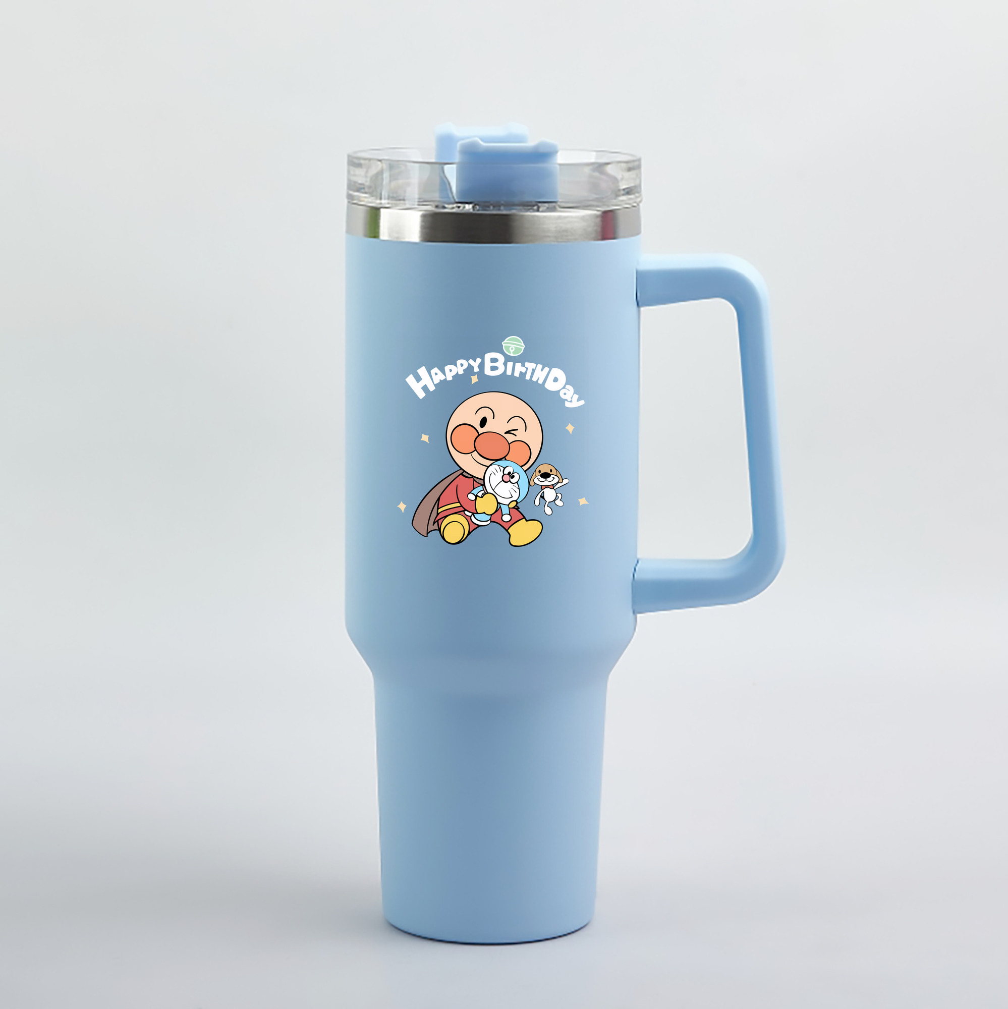 （画像用） アンパンマン Anpanman 1200mL車用タンブラー（カラープリント）
