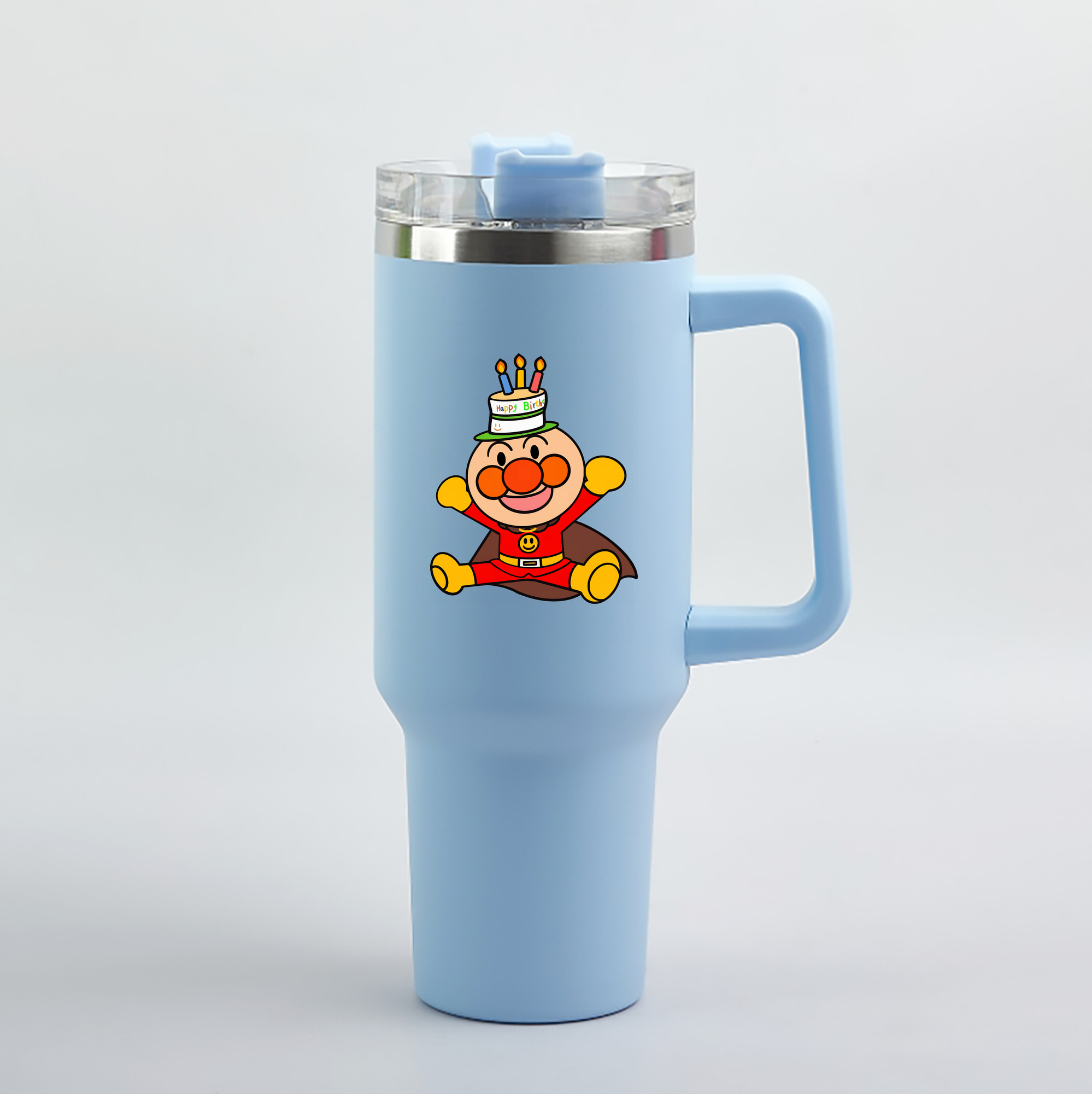 （画像用） アンパンマン Anpanman 1200mL車用タンブラー（カラープリント）