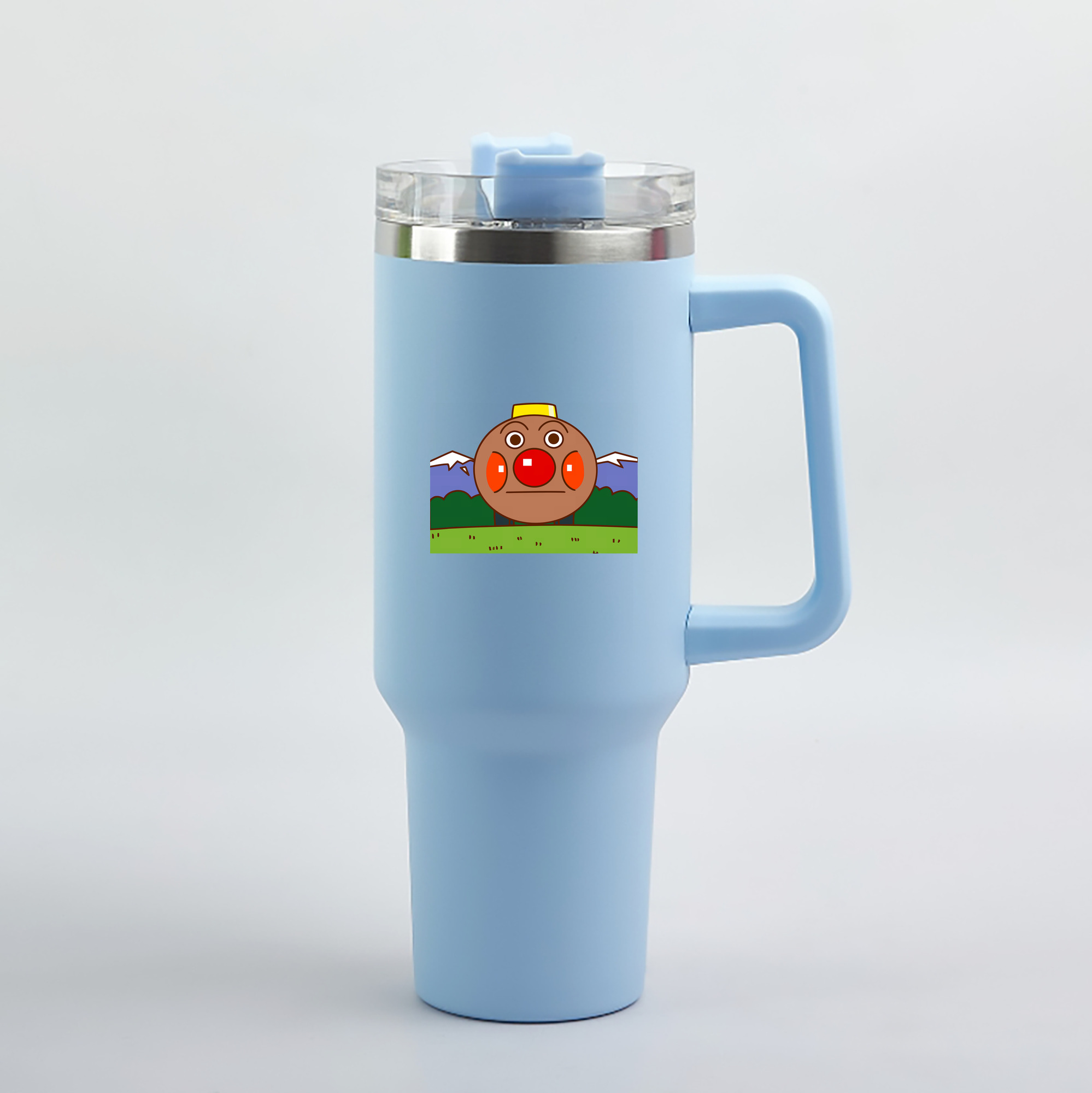 （画像用） アンパンマン Anpanman 1200mL車用タンブラー（カラープリント）