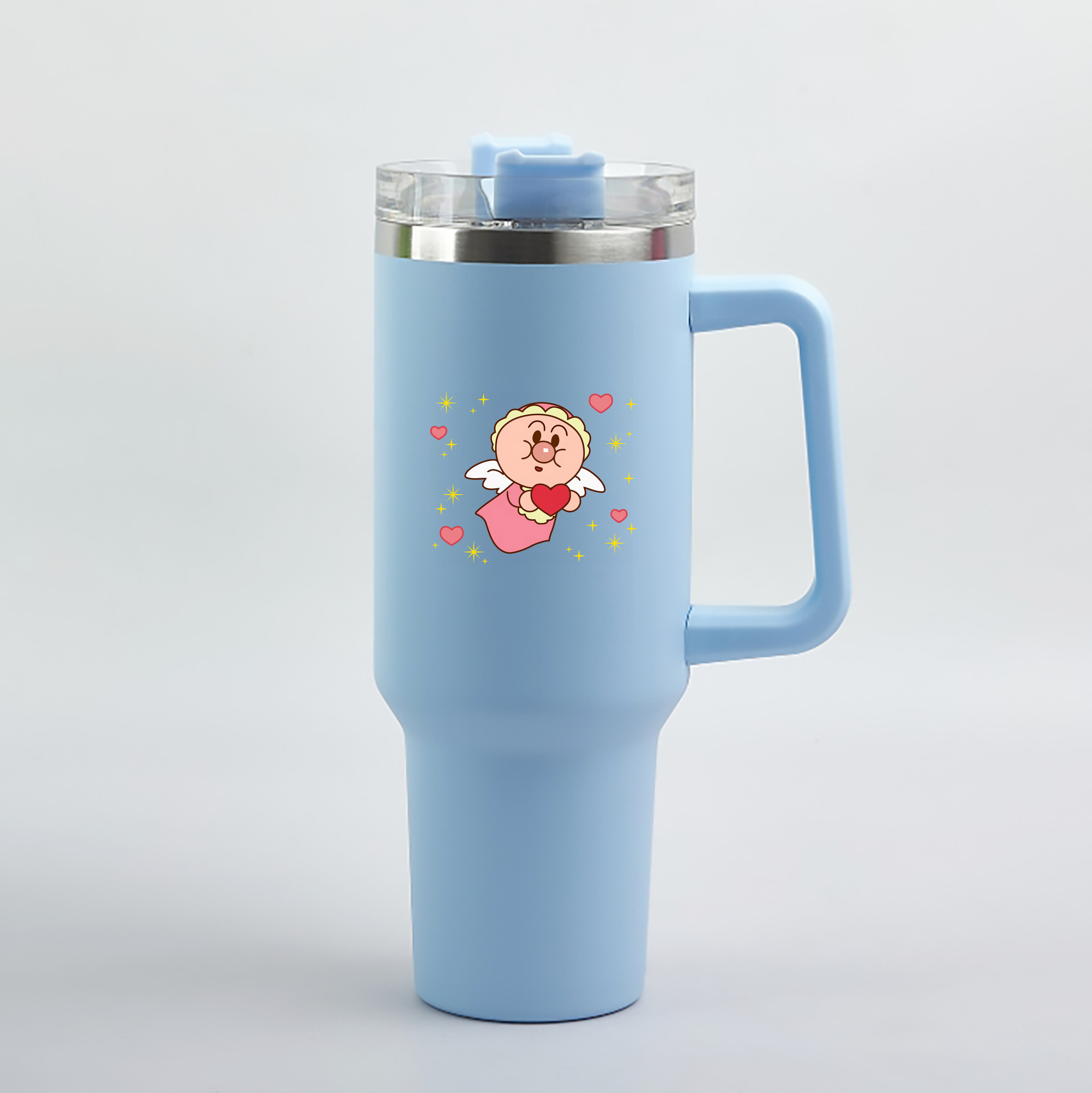 （画像用） アンパンマン Anpanman 1200mL車用タンブラー（カラープリント）