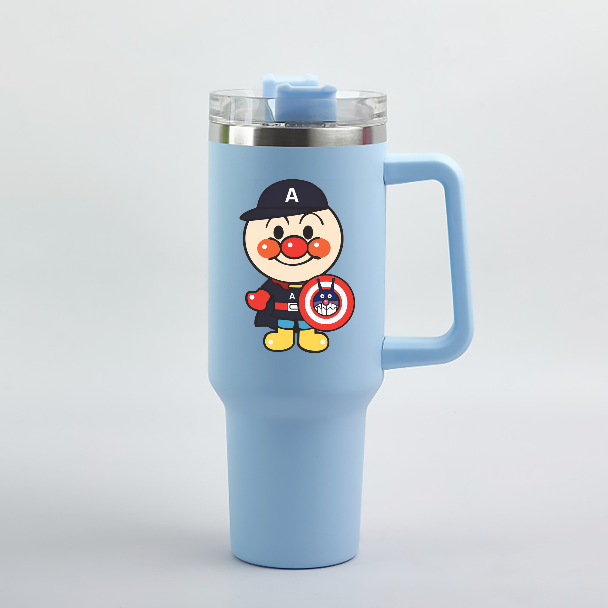（画像用） アンパンマン Anpanman 1200mL車用タンブラー（カラープリント）