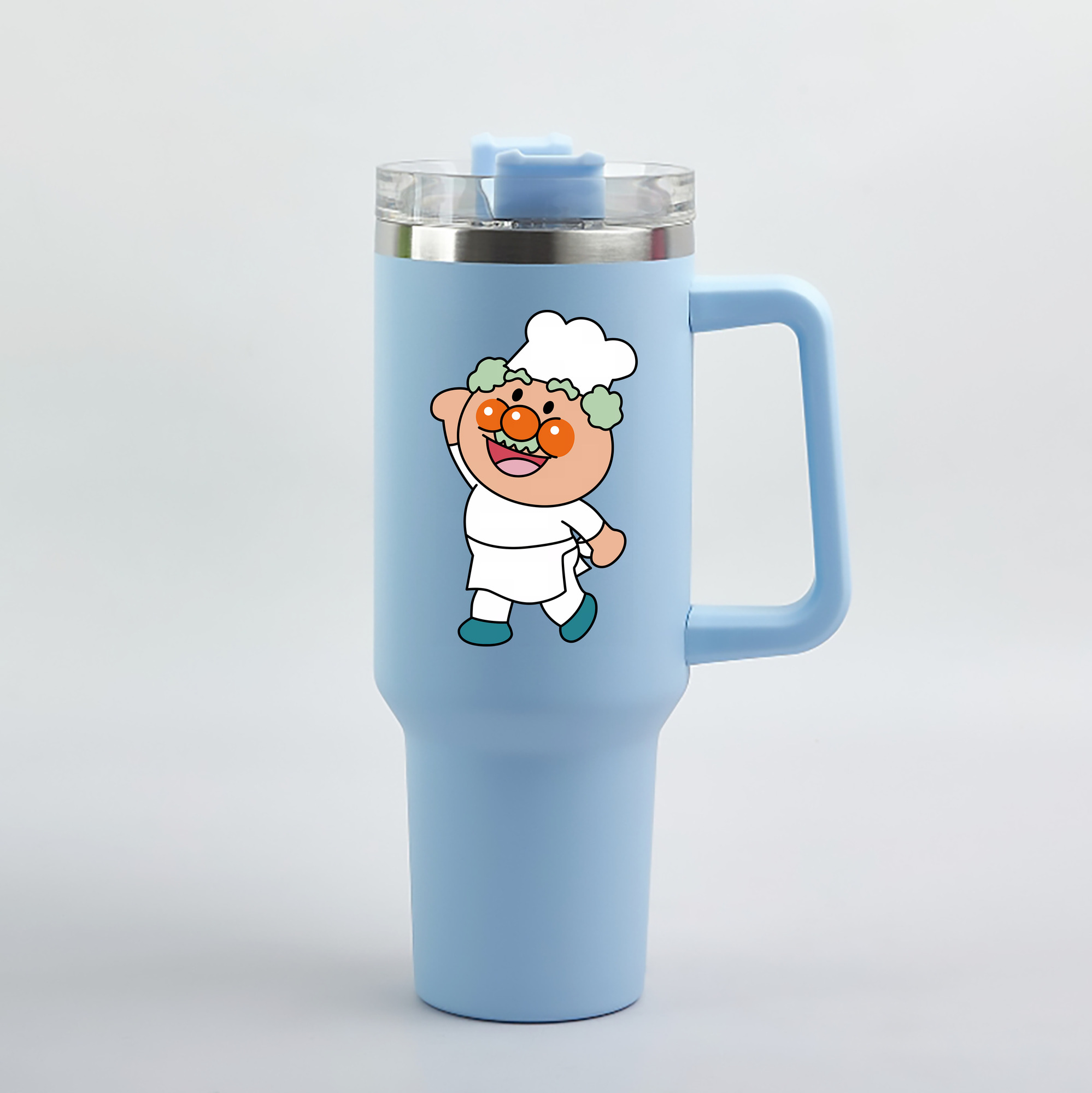 （画像用） アンパンマン Anpanman 1200mL車用タンブラー（カラープリント）