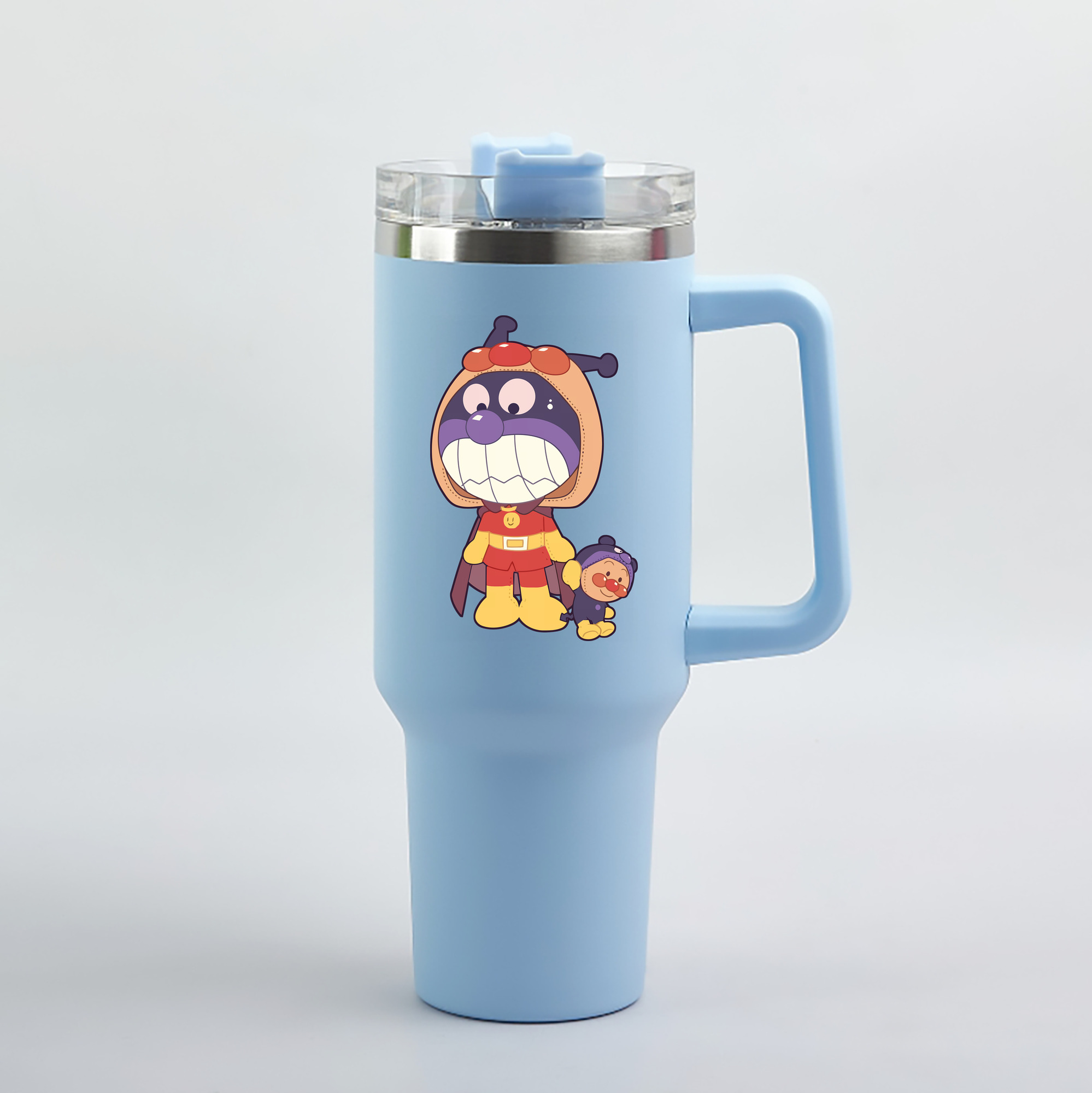 （画像用） アンパンマン Anpanman 1200mL車用タンブラー（カラープリント）