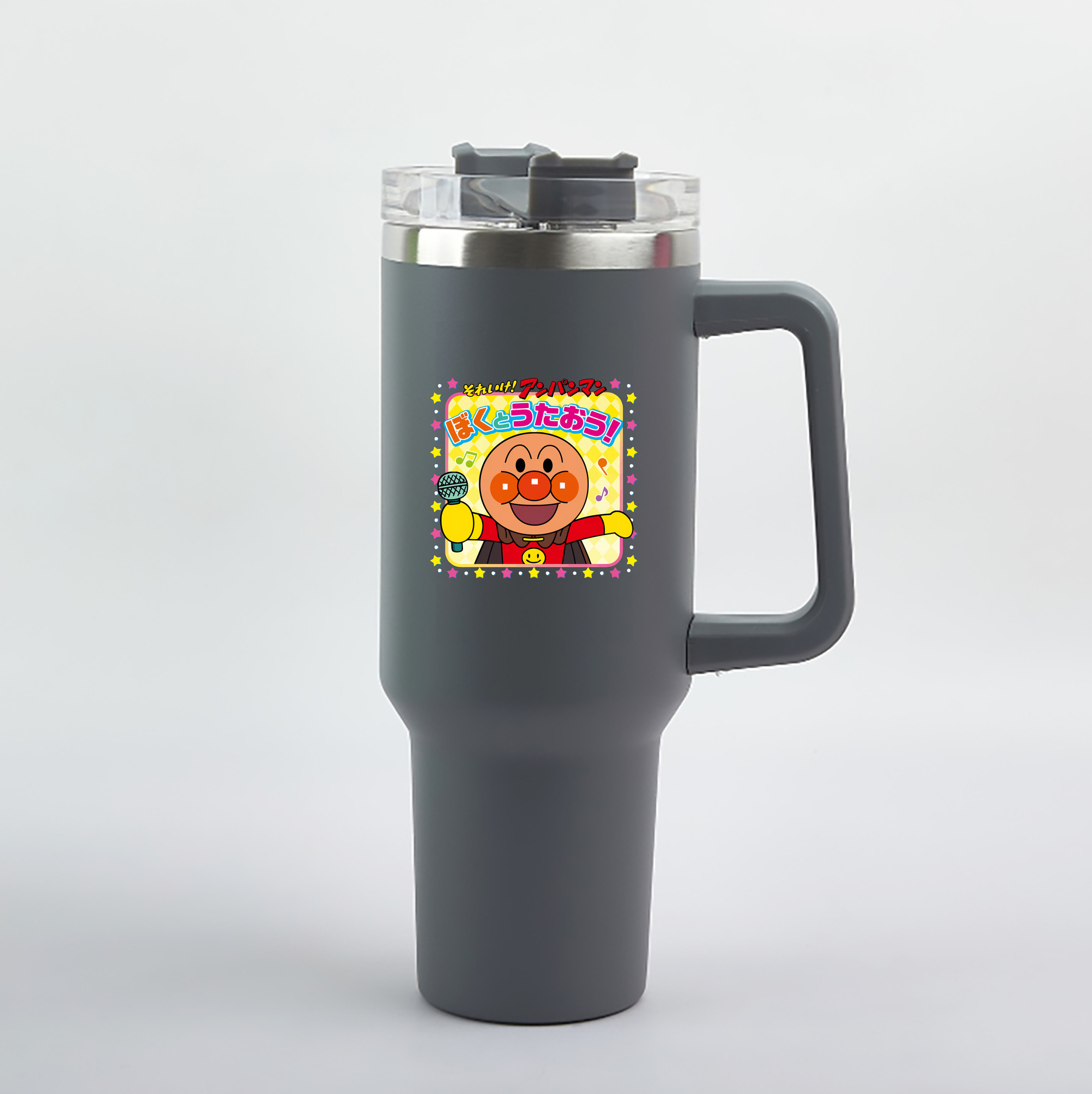 （画像用） アンパンマン Anpanman 1200mL車用タンブラー（カラープリント）