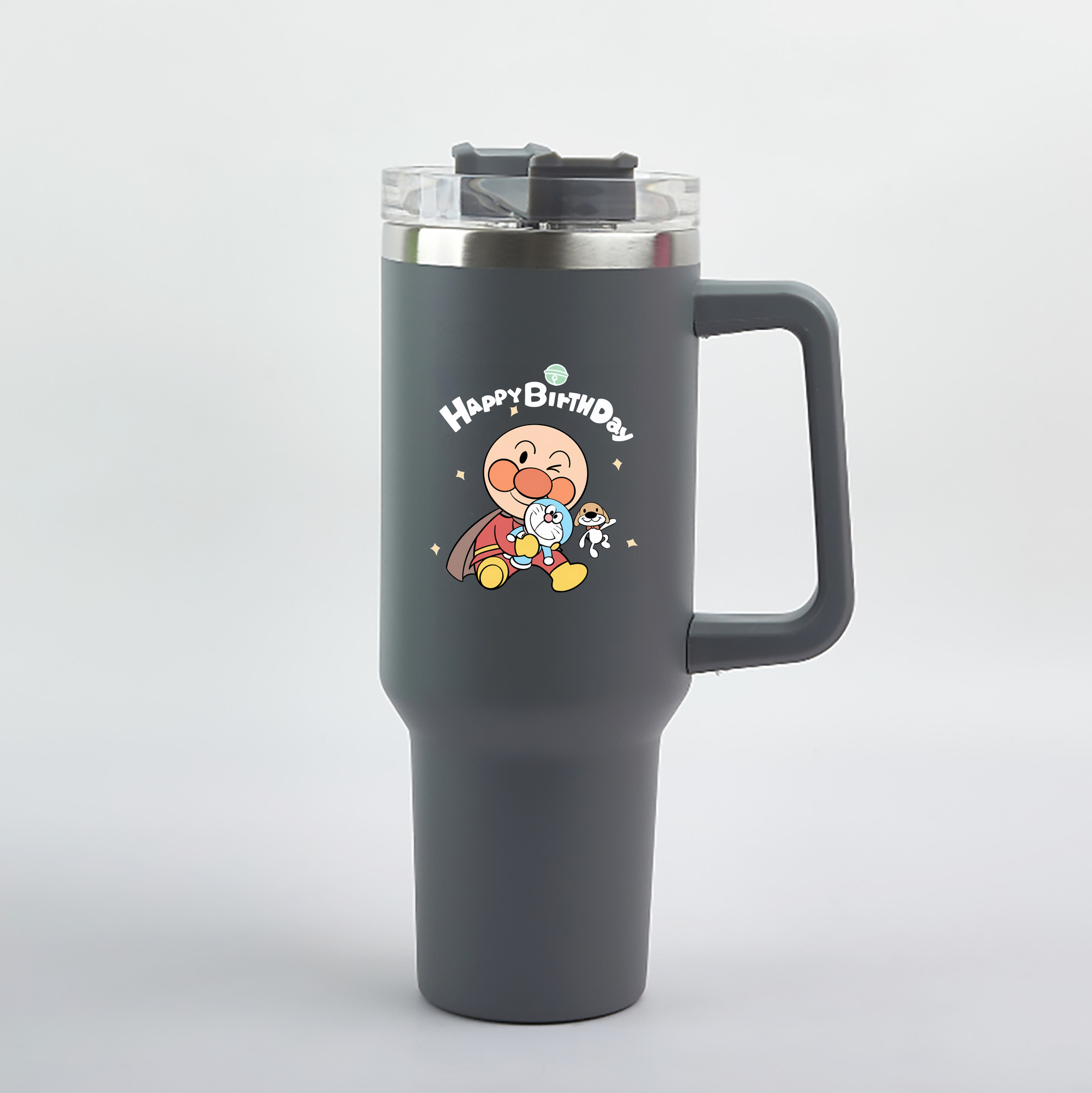 （画像用） アンパンマン Anpanman 1200mL車用タンブラー（カラープリント）