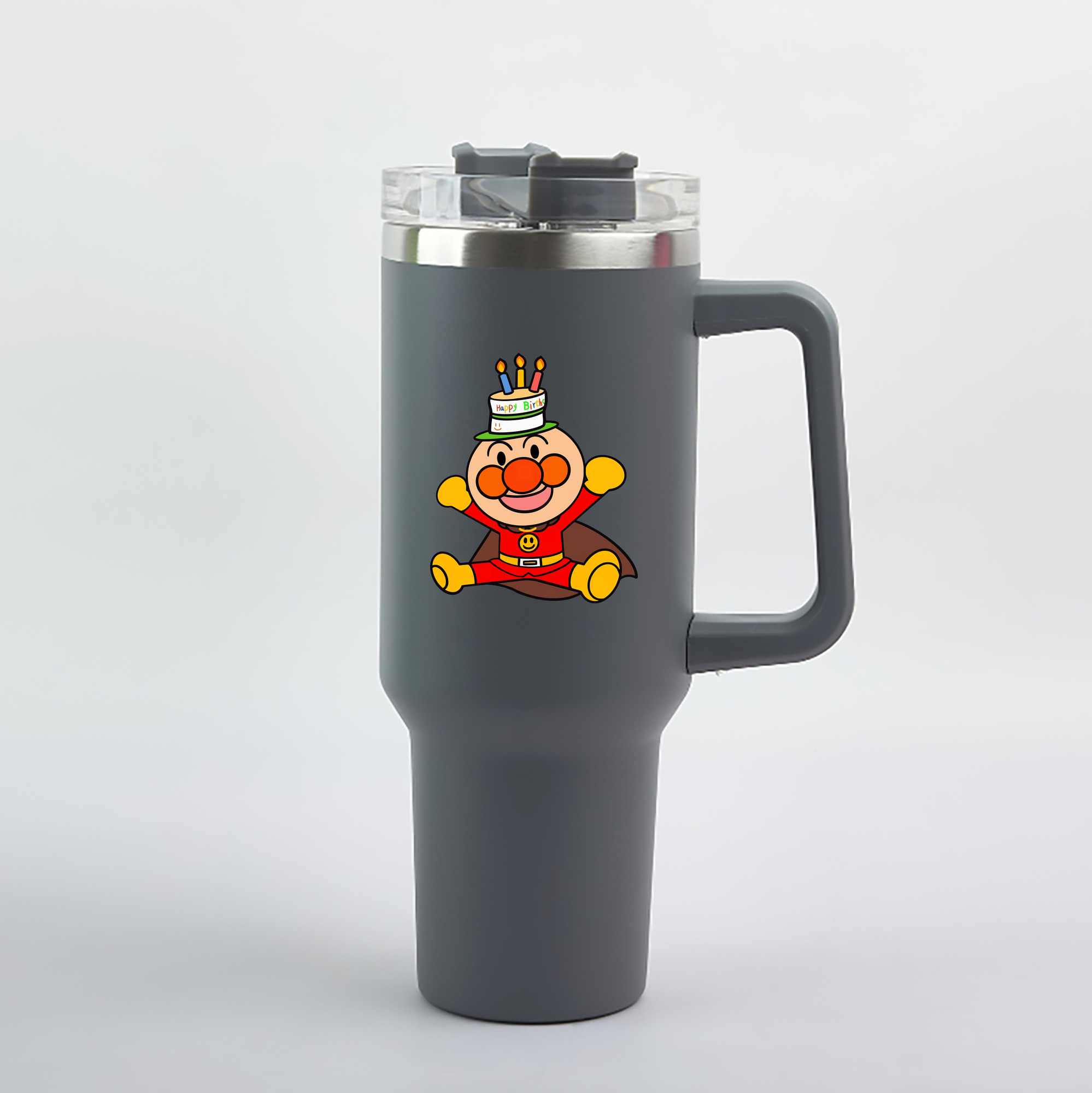 （画像用） アンパンマン Anpanman 1200mL車用タンブラー（カラープリント）