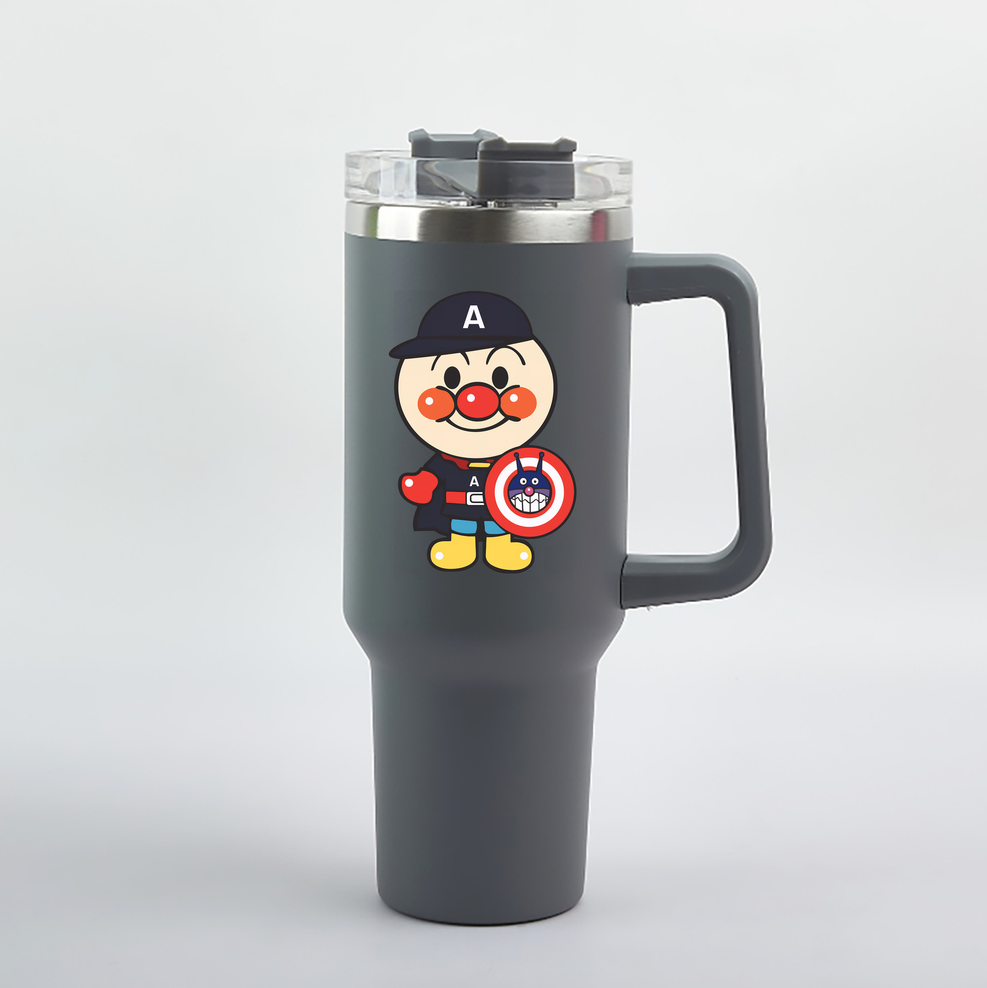 （画像用） アンパンマン Anpanman 1200mL車用タンブラー（カラープリント）