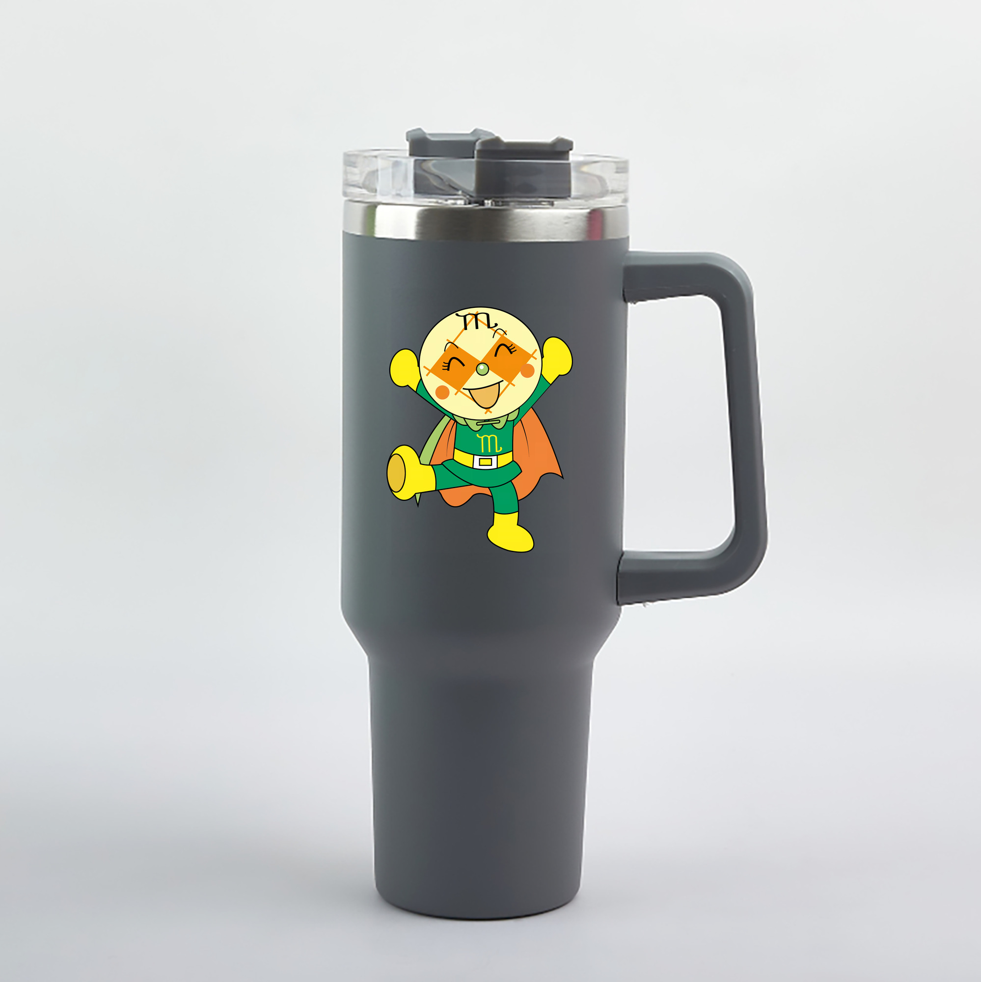 （画像用） アンパンマン Anpanman 1200mL車用タンブラー（カラープリント）