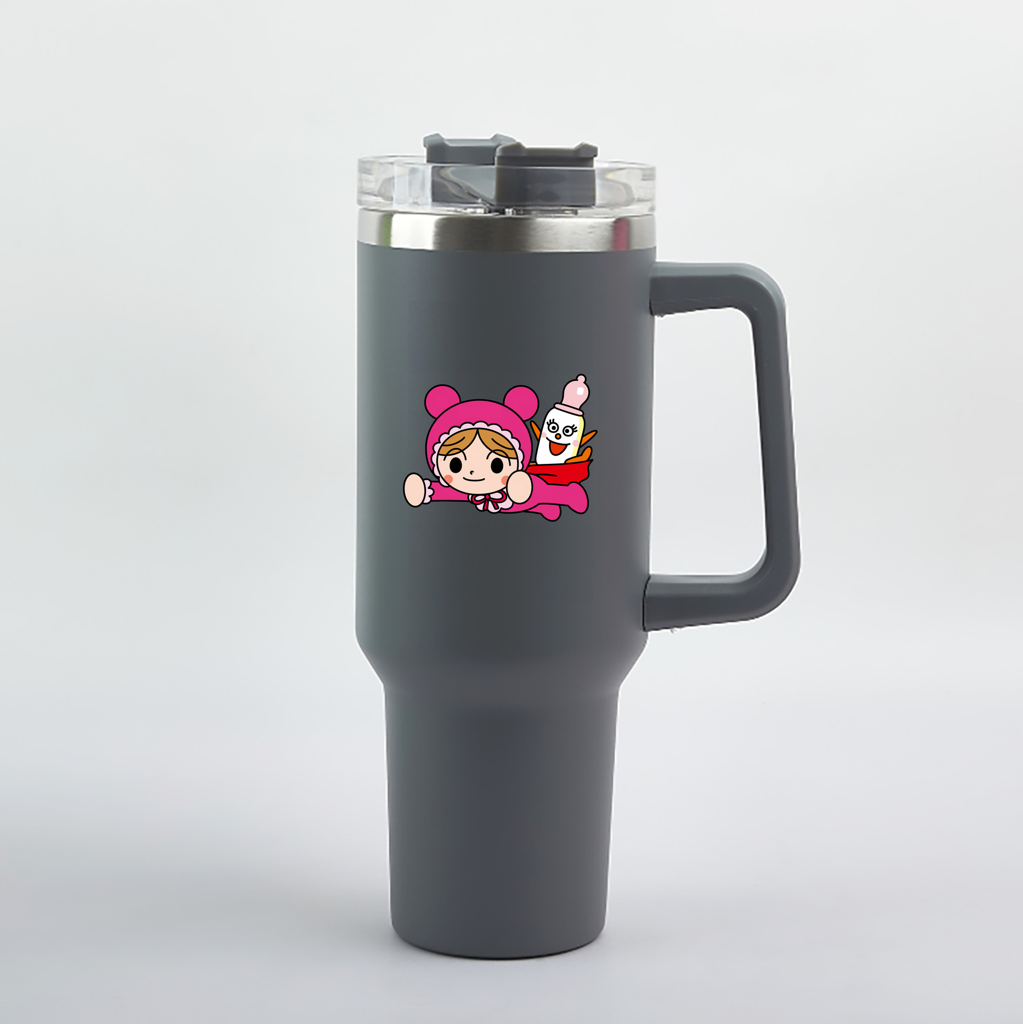 （画像用） アンパンマン Anpanman 1200mL車用タンブラー（カラープリント）