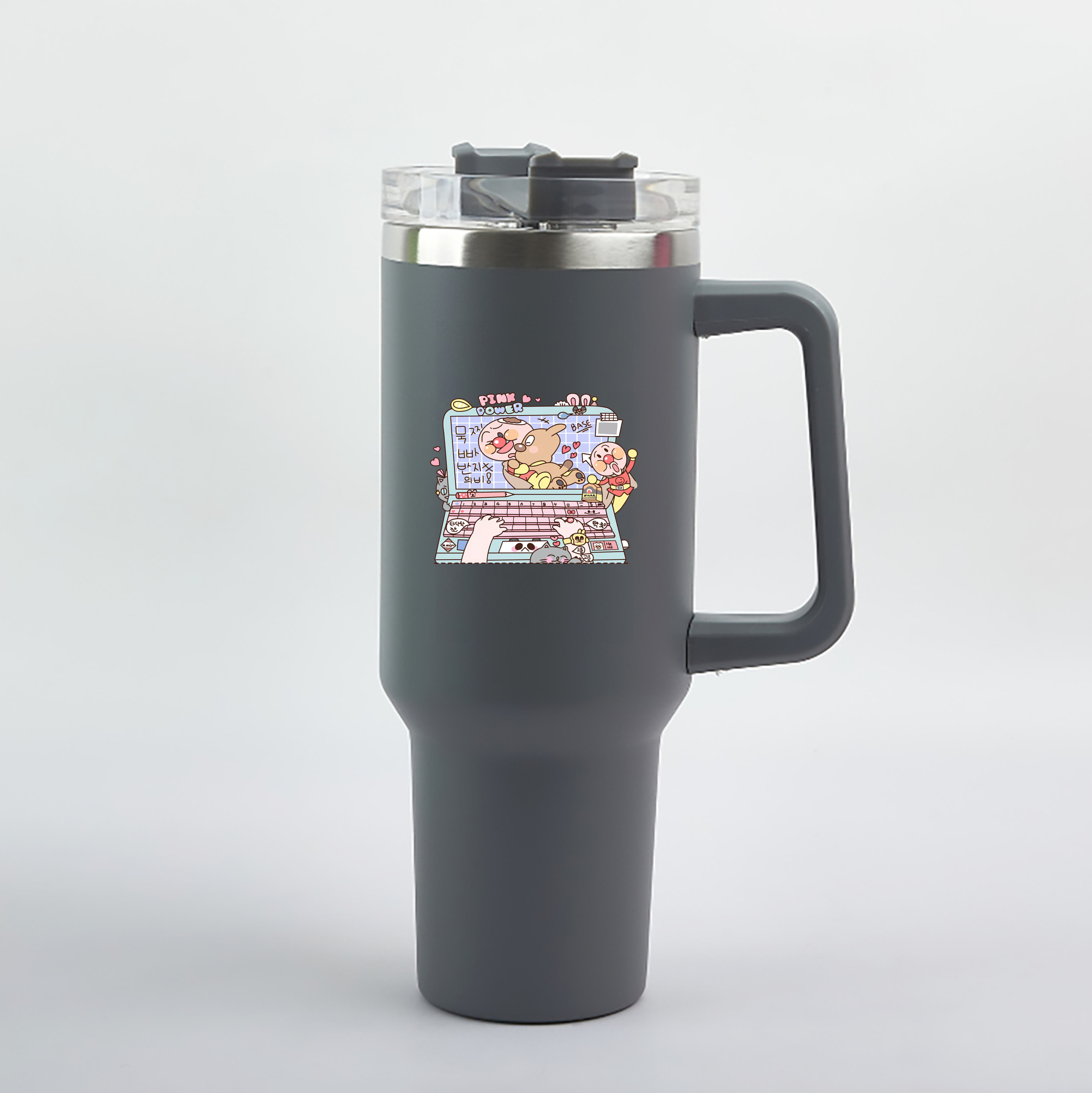 （画像用） アンパンマン Anpanman 1200mL車用タンブラー（カラープリント）