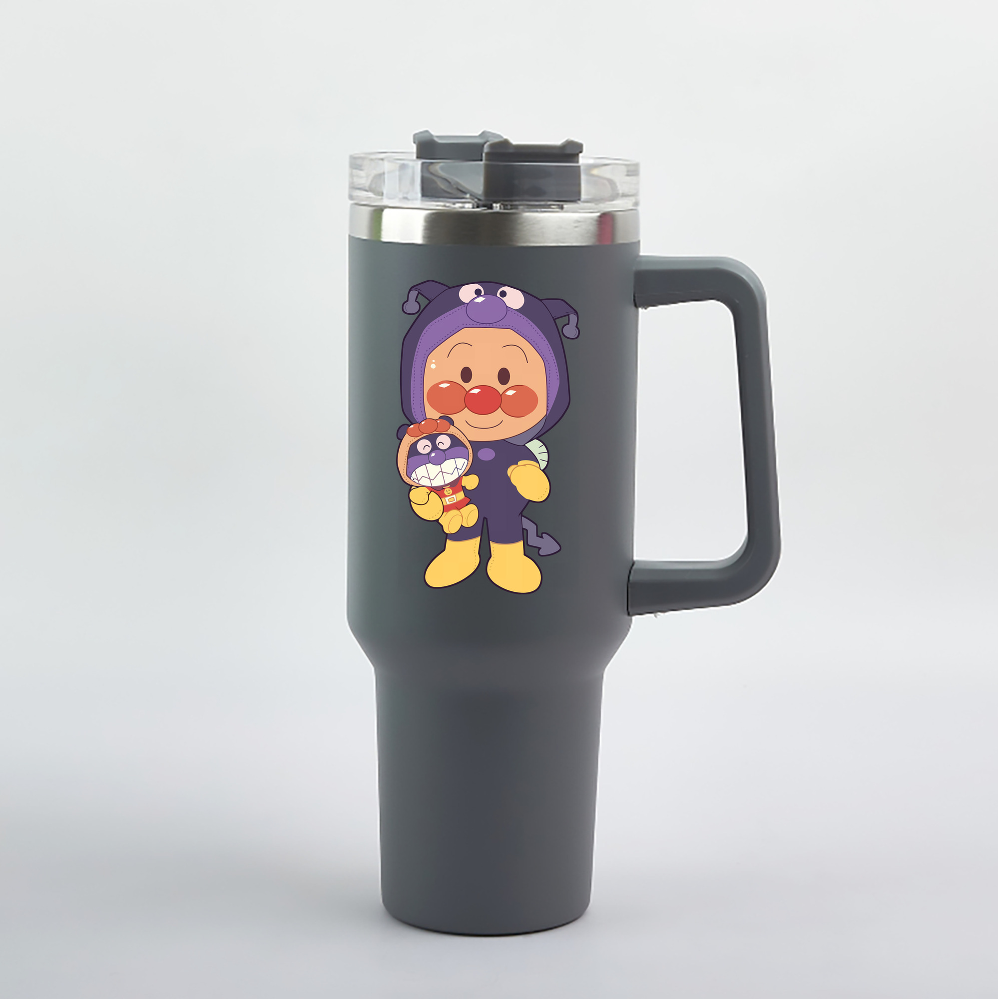 （画像用） アンパンマン Anpanman 1200mL車用タンブラー（カラープリント）