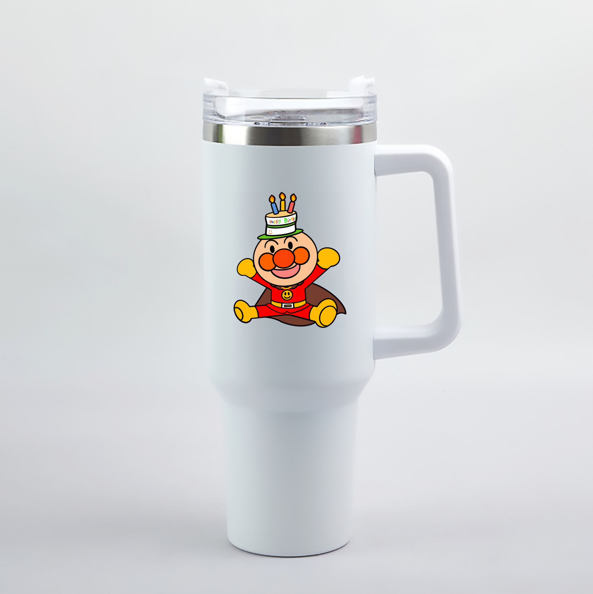 （画像用） アンパンマン Anpanman 1200mL車用タンブラー（カラープリント）
