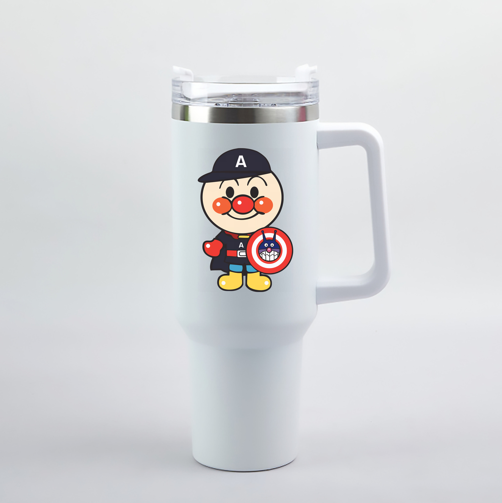（画像用） アンパンマン Anpanman 1200mL車用タンブラー（カラープリント）