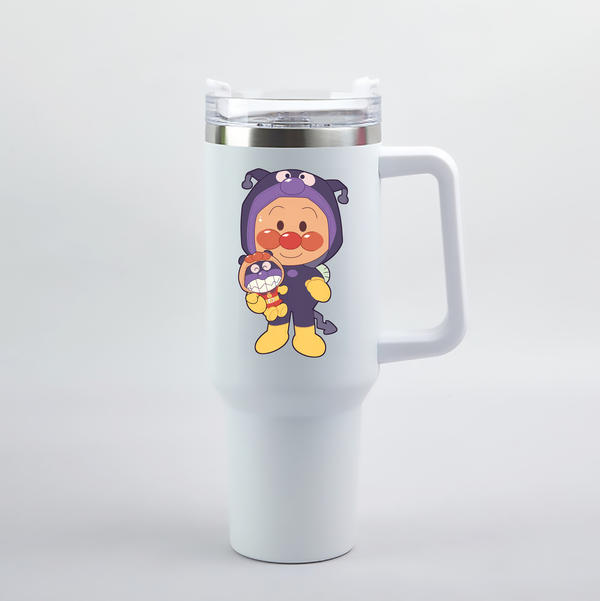 （画像用） アンパンマン Anpanman 1200mL車用タンブラー（カラープリント）