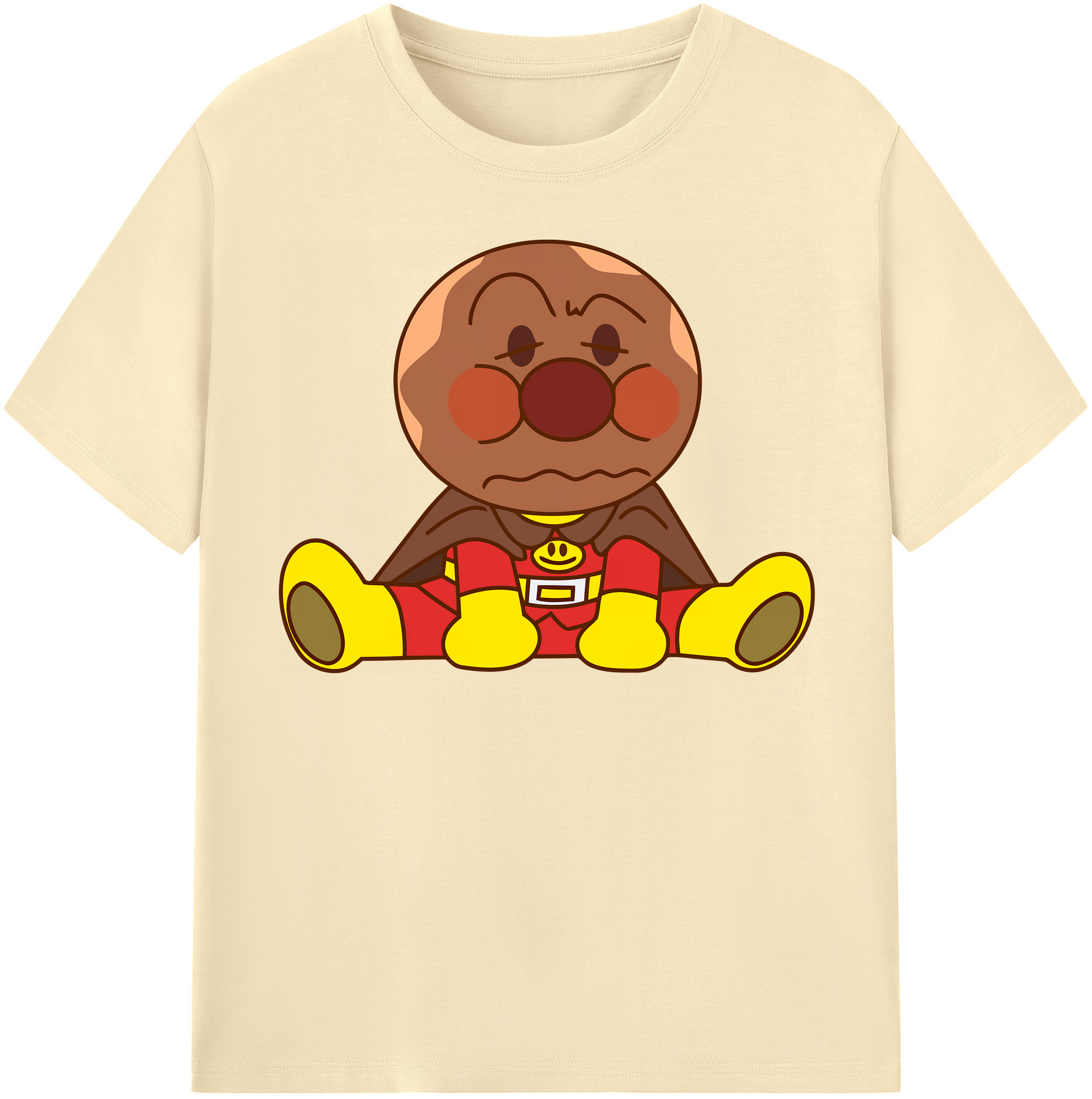 （画像用） アンパンマン Anpanman 綿100％半袖Tシャツ（フロントプリント）