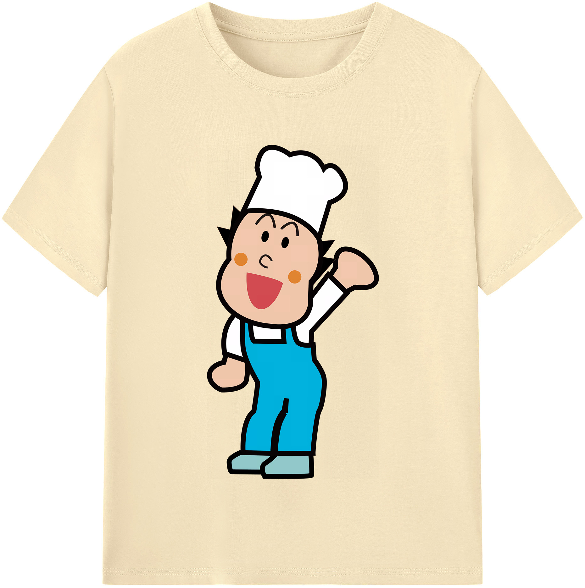 （画像用） アンパンマン Anpanman 綿100％半袖Tシャツ（フロントプリント）