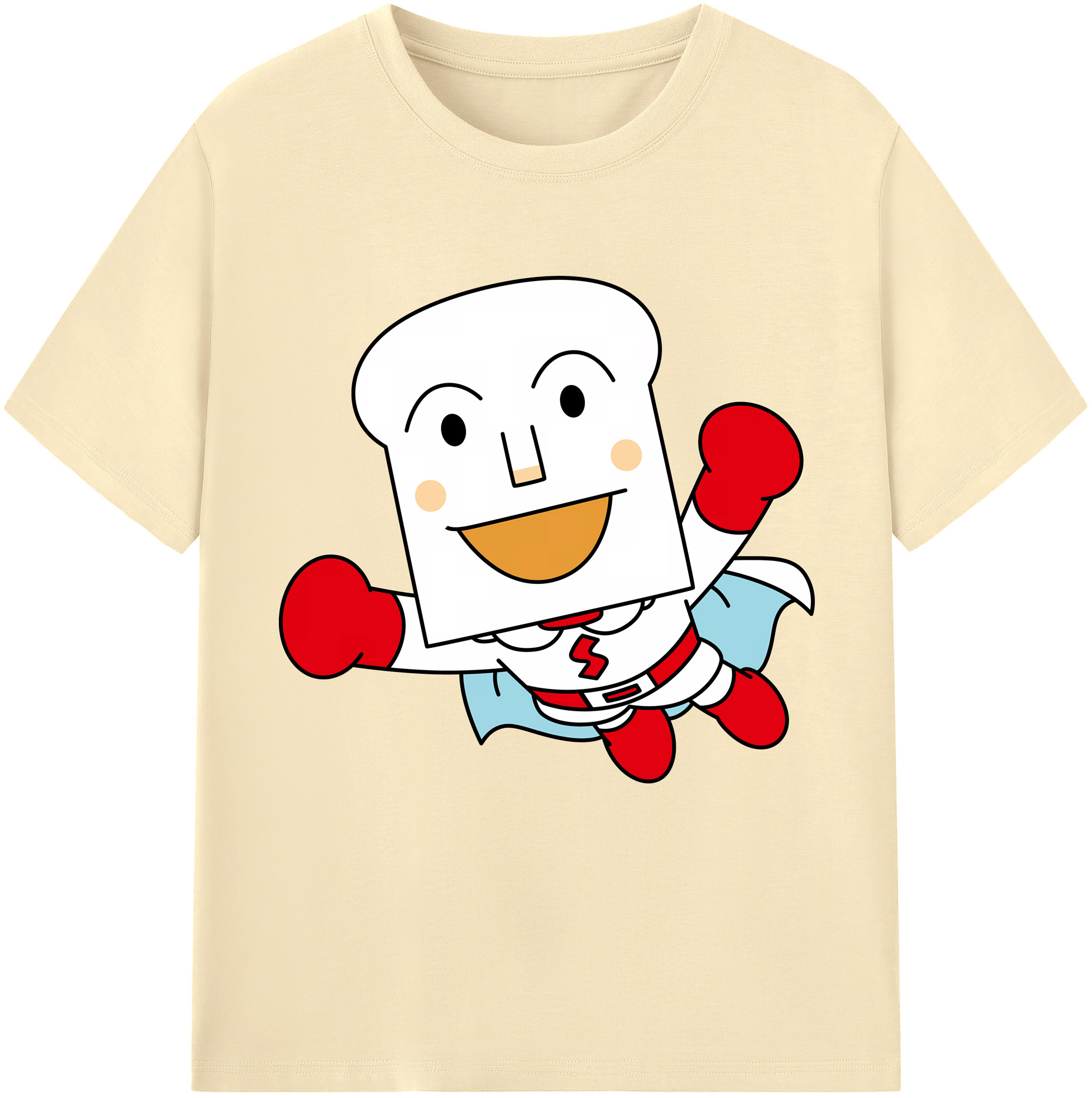 （画像用） アンパンマン Anpanman 綿100％半袖Tシャツ（フロントプリント）