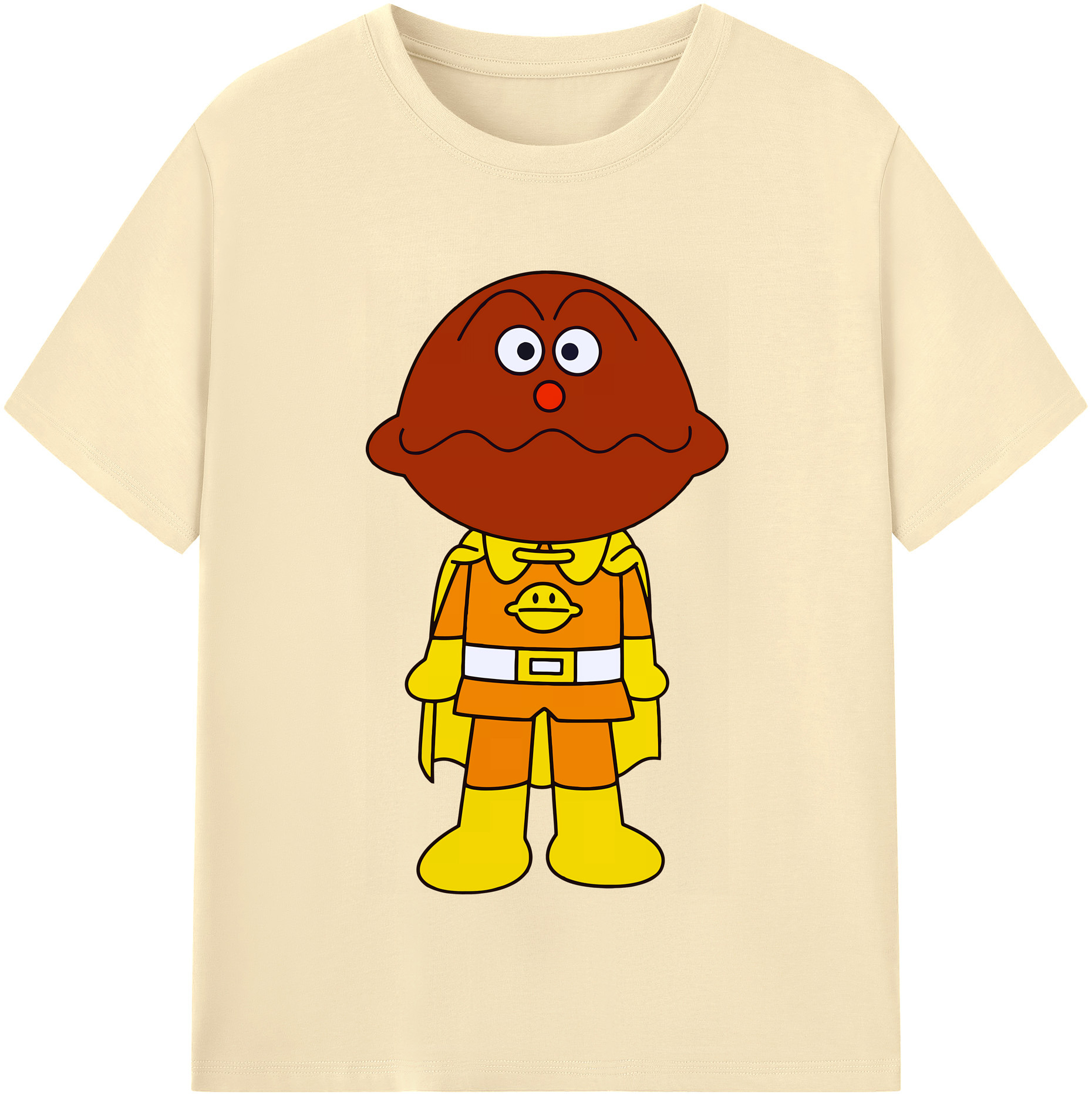 （画像用） アンパンマン Anpanman 綿100％半袖Tシャツ（フロントプリント）