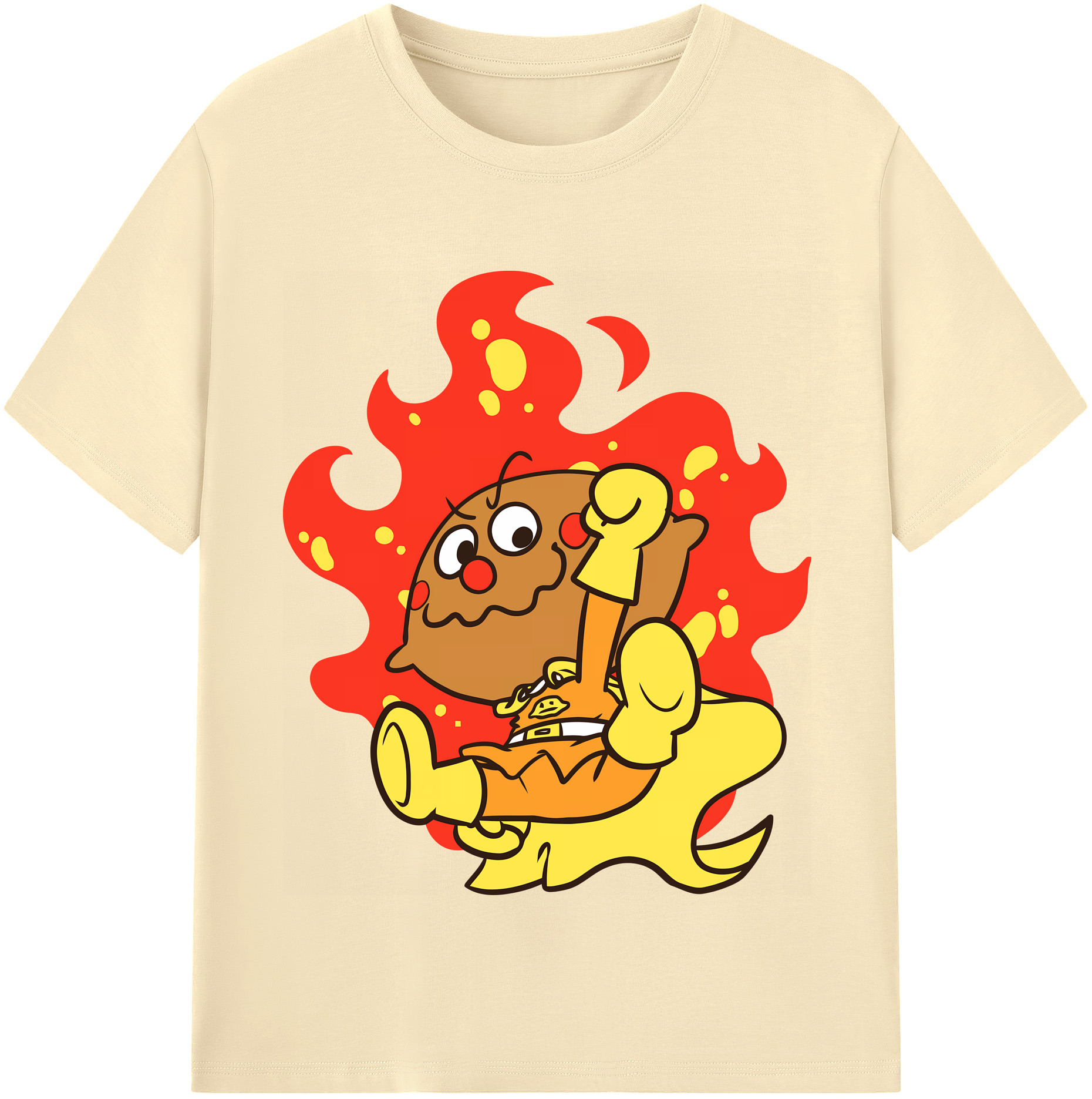 （画像用） アンパンマン Anpanman 綿100％半袖Tシャツ（フロントプリント）