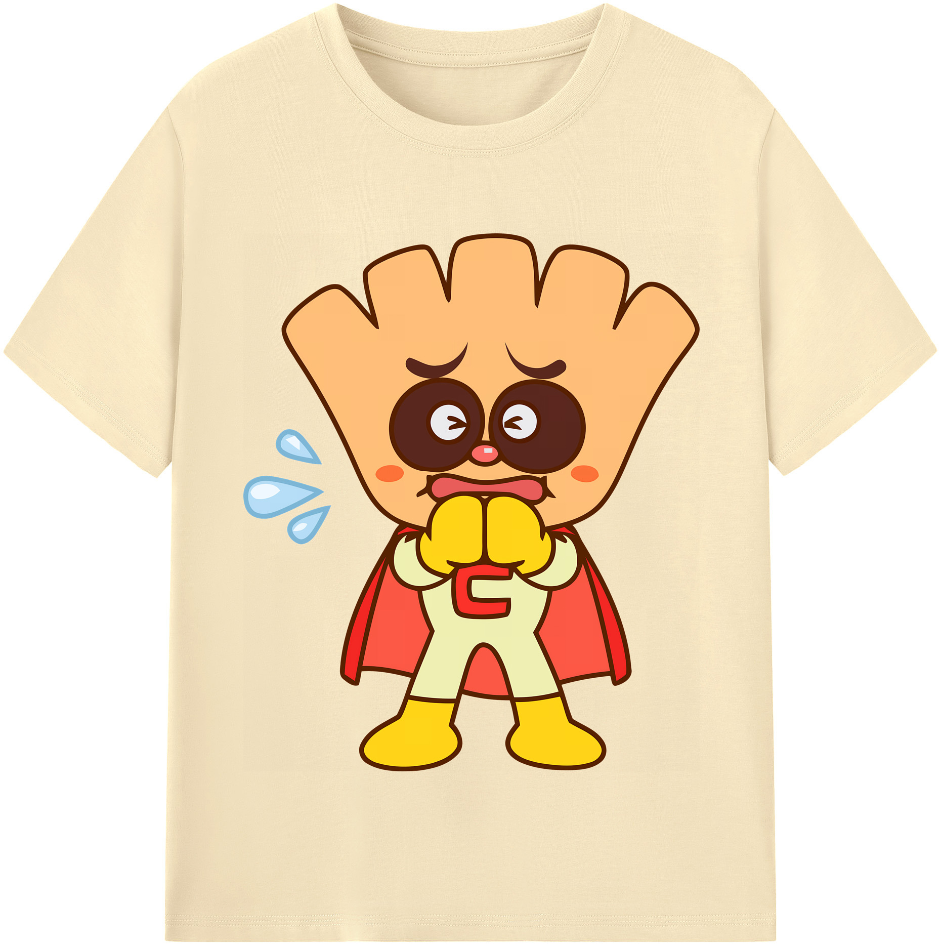 （画像用） アンパンマン Anpanman 綿100％半袖Tシャツ（フロントプリント）