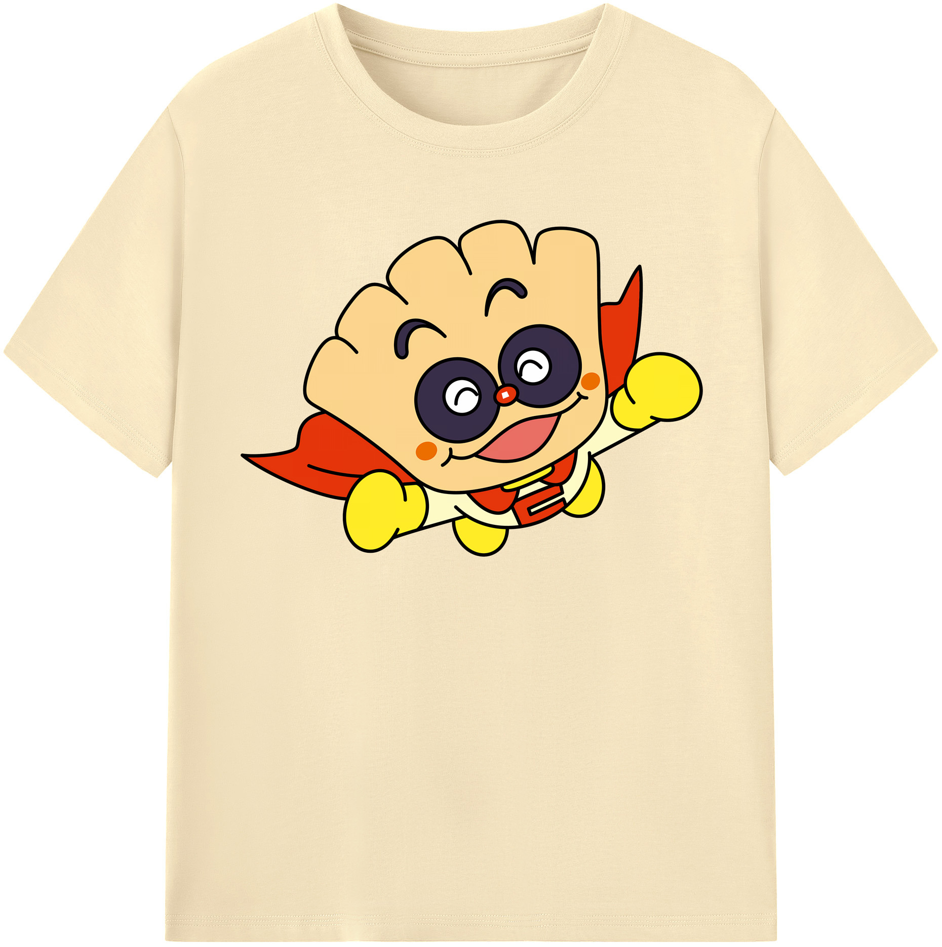 （画像用） アンパンマン Anpanman 綿100％半袖Tシャツ（フロントプリント）