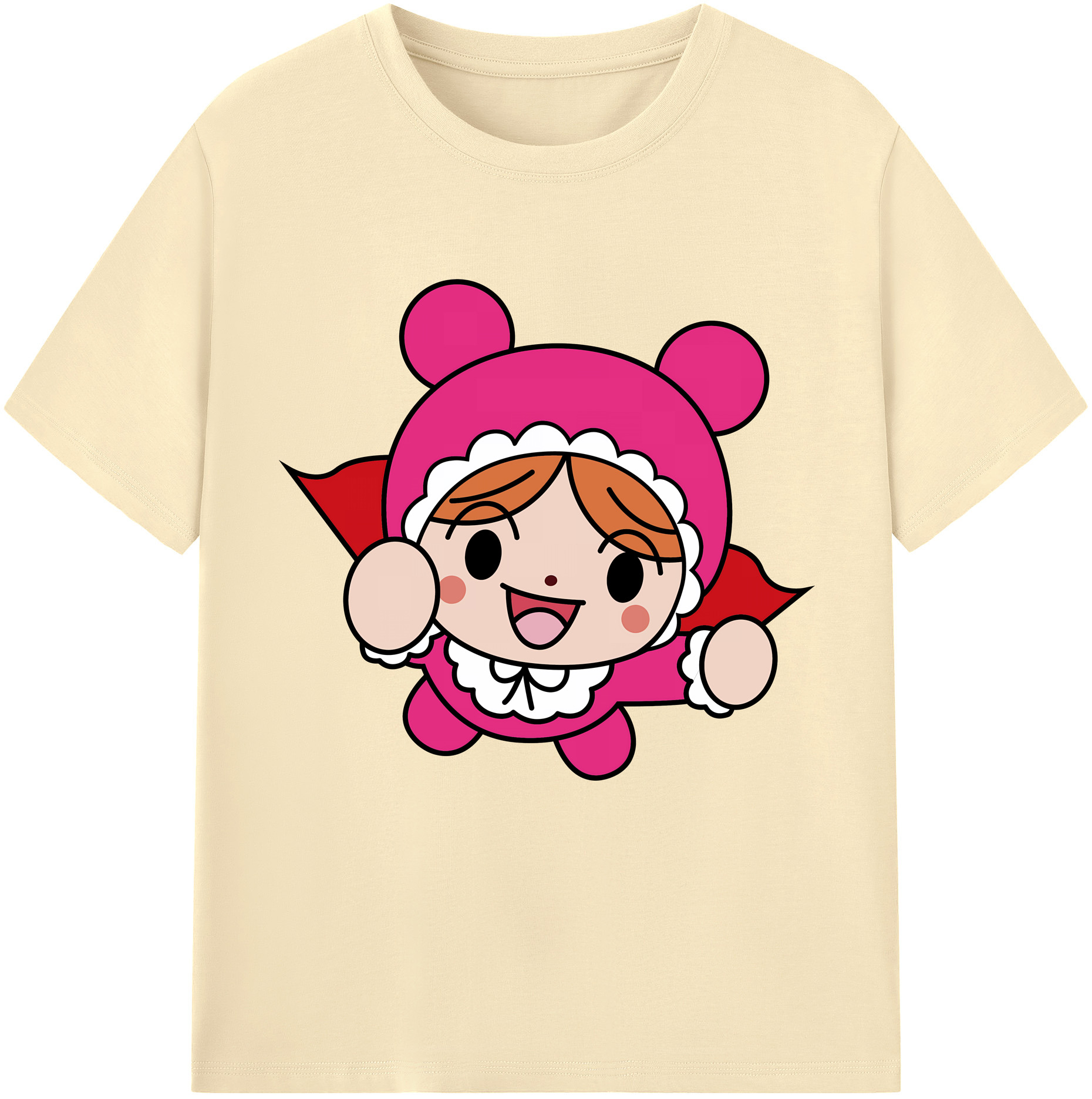 （画像用） アンパンマン Anpanman 綿100％半袖Tシャツ（フロントプリント）