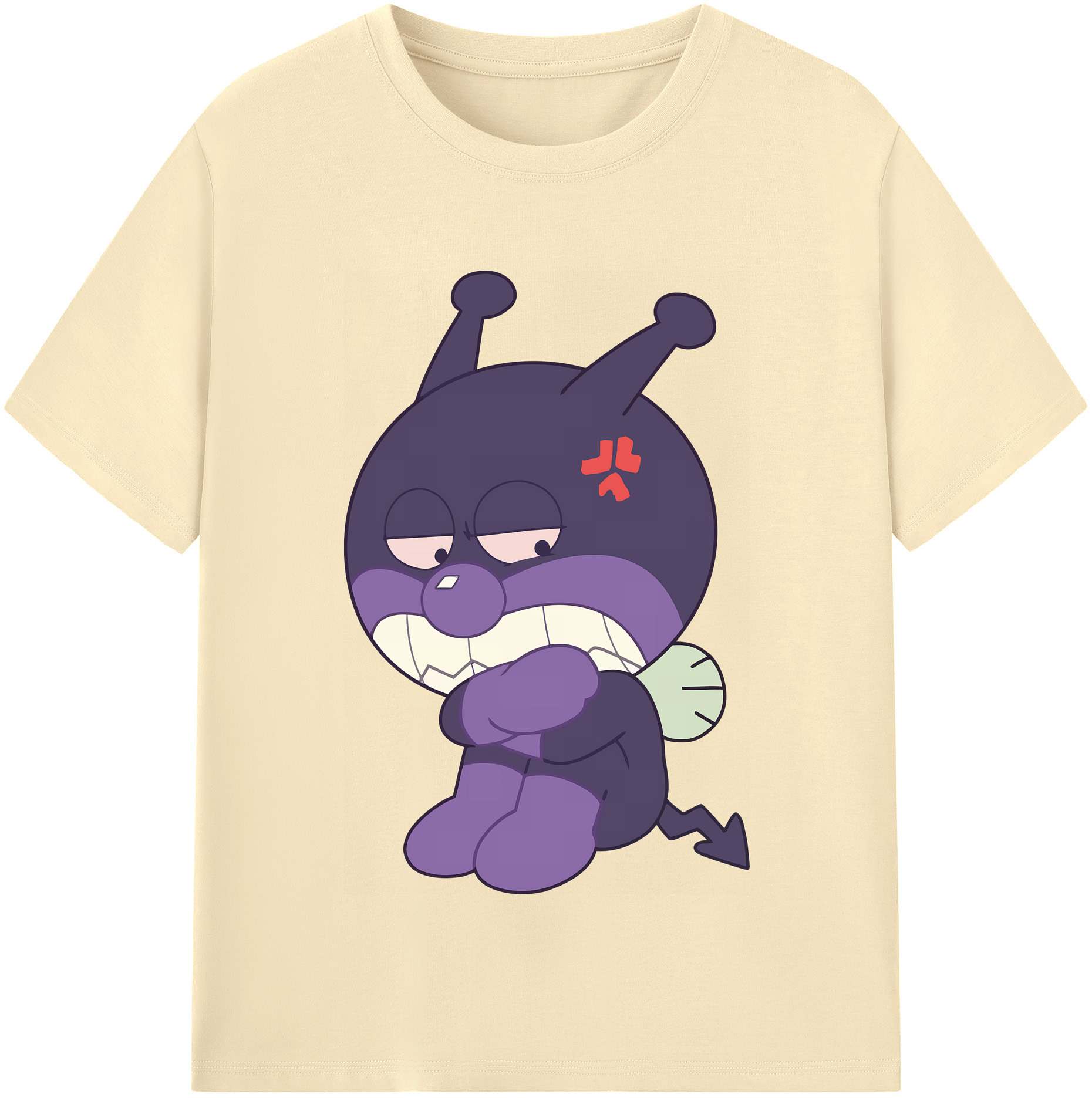 （画像用） アンパンマン Anpanman 綿100％半袖Tシャツ（フロントプリント）