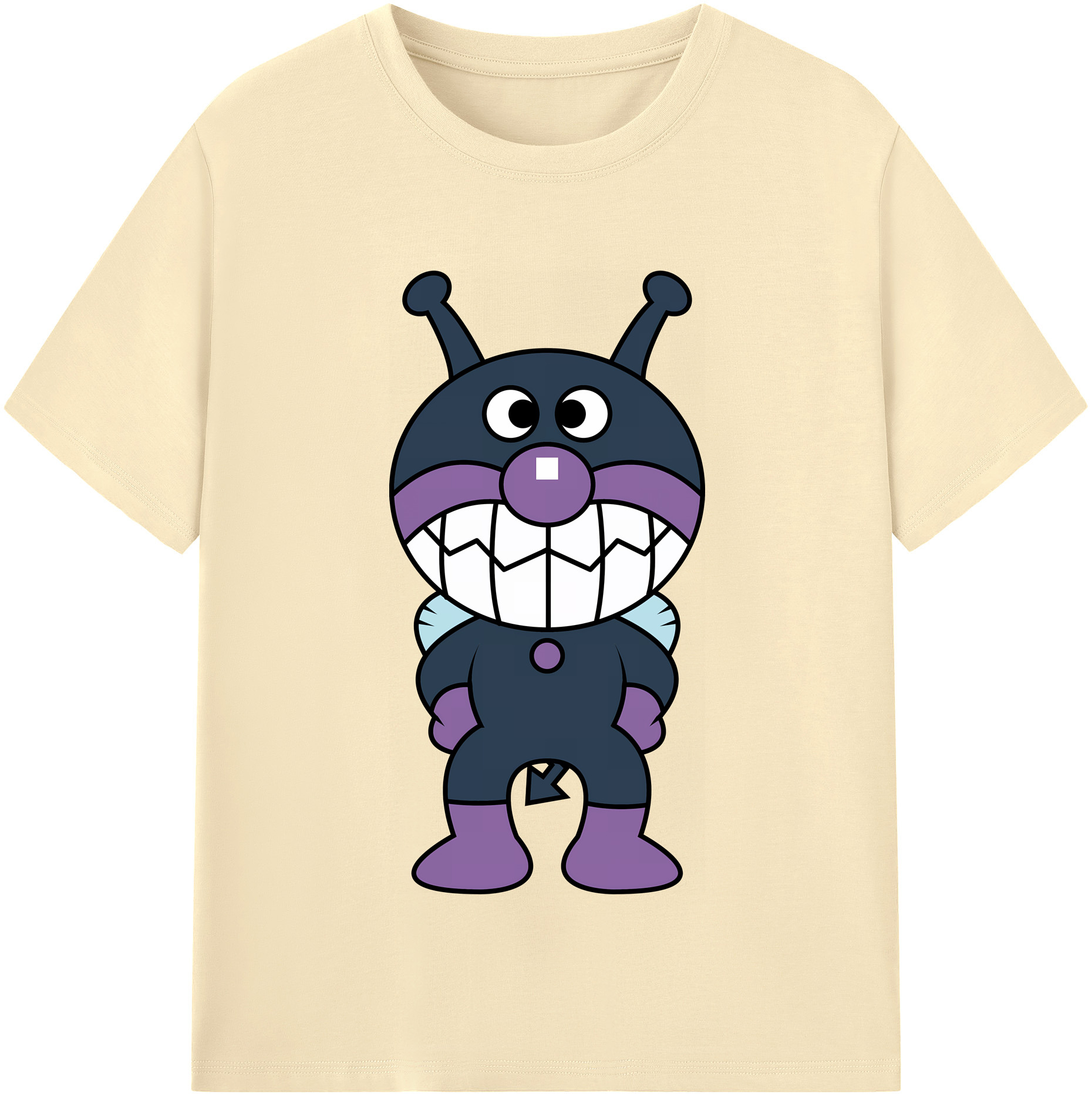 （画像用） アンパンマン Anpanman 綿100％半袖Tシャツ（フロントプリント）