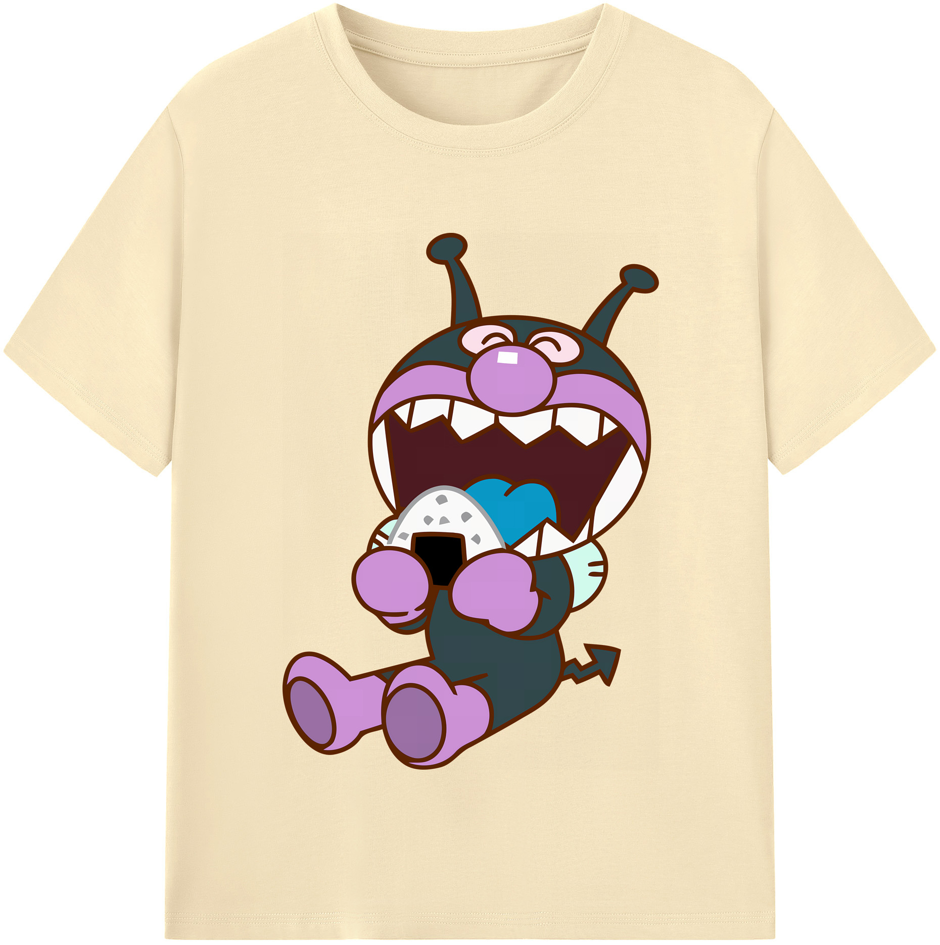 （画像用） アンパンマン Anpanman 綿100％半袖Tシャツ（フロントプリント）