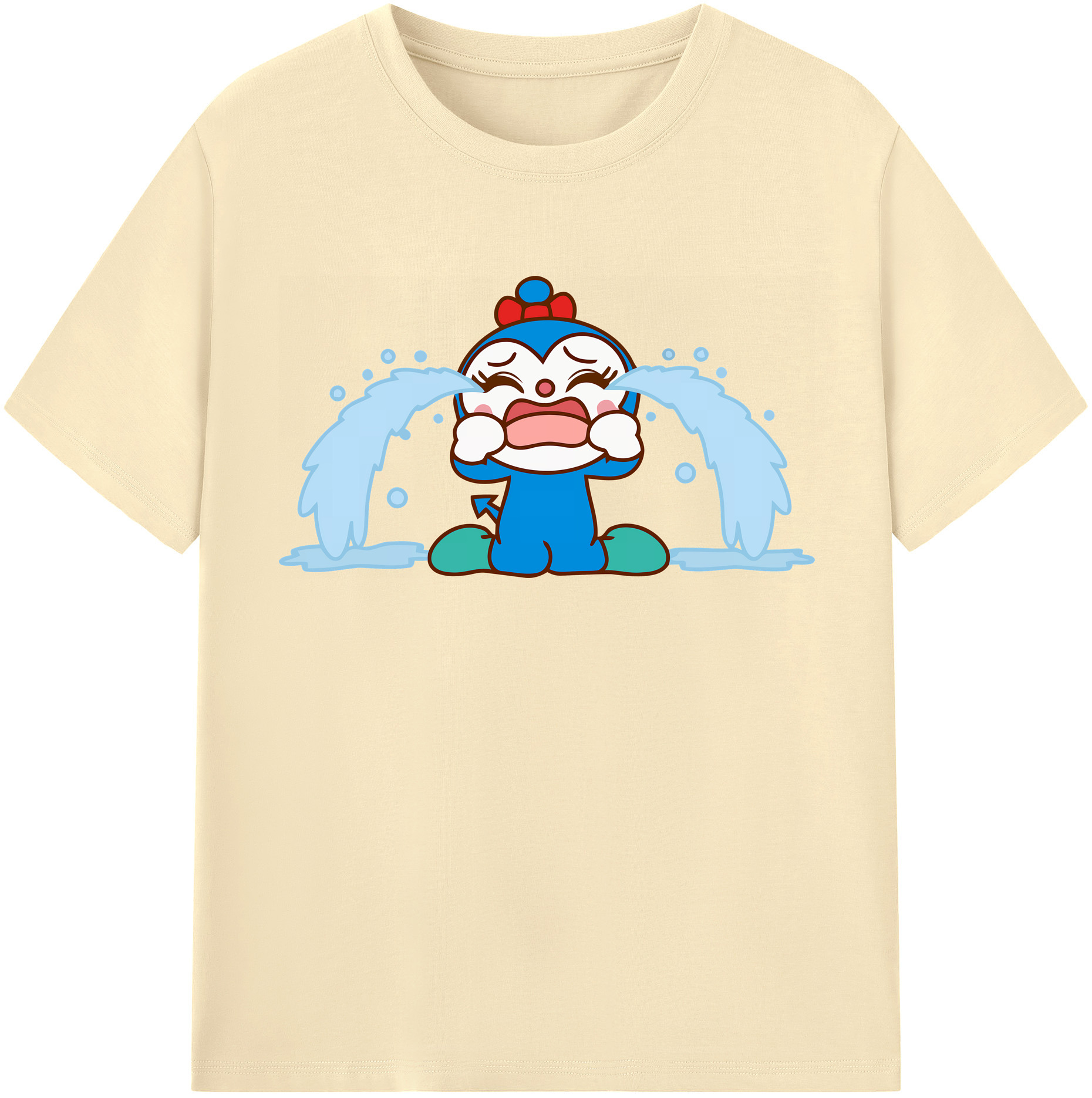 （画像用） アンパンマン Anpanman 綿100％半袖Tシャツ（フロントプリント）