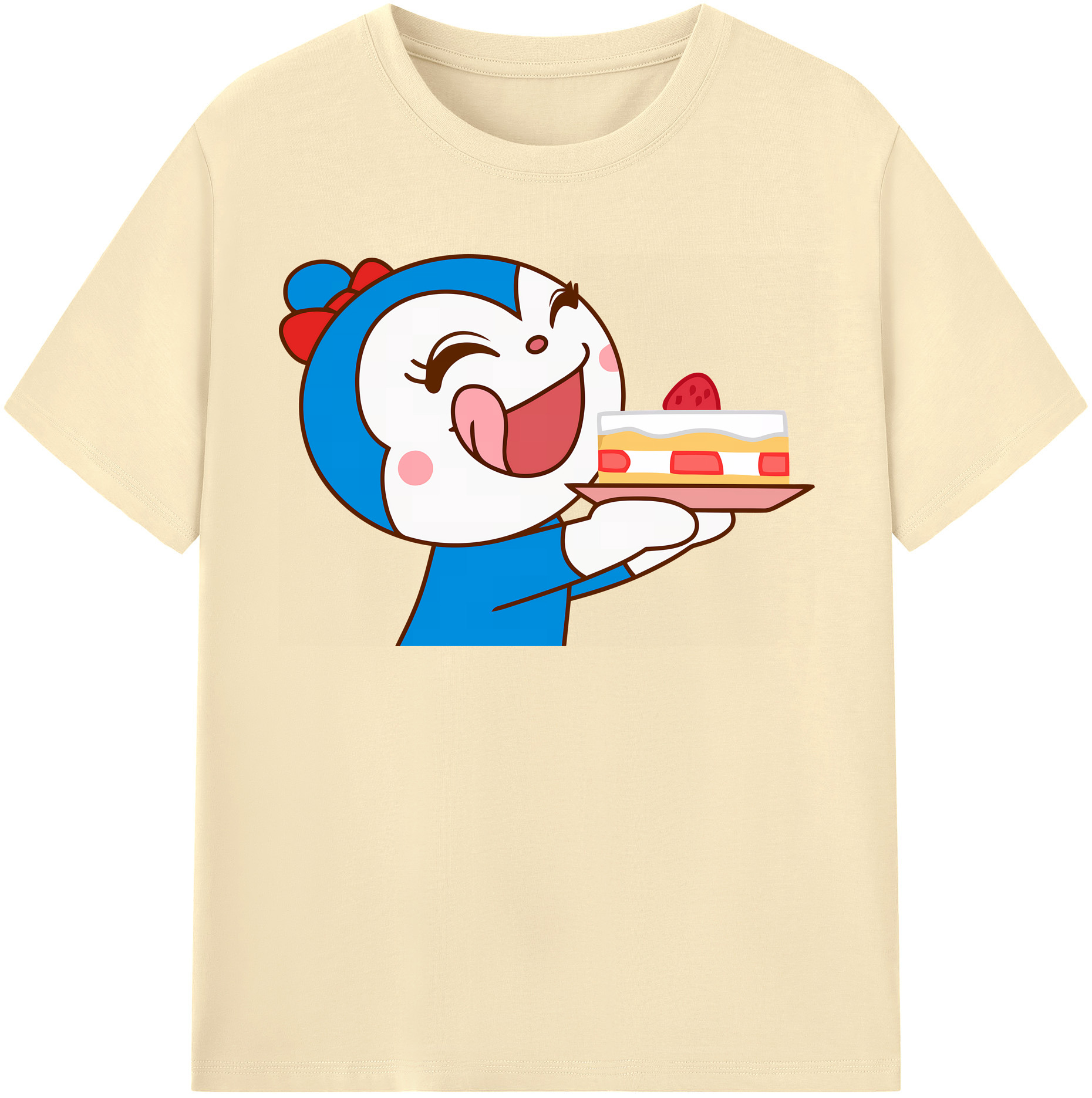 （画像用） アンパンマン Anpanman 綿100％半袖Tシャツ（フロントプリント）