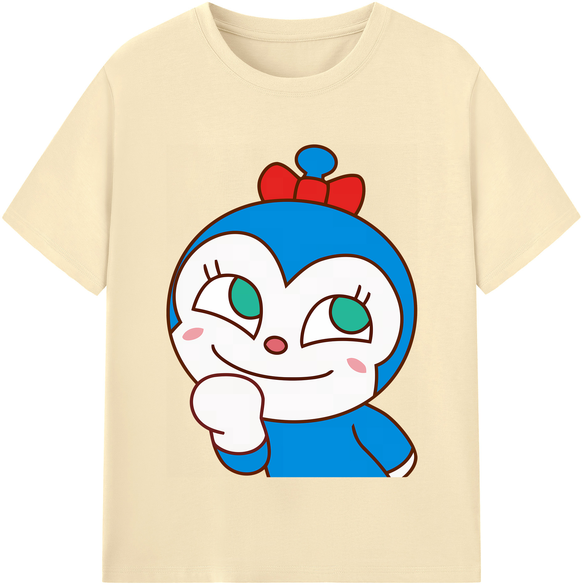 （画像用） アンパンマン Anpanman 綿100％半袖Tシャツ（フロントプリント）